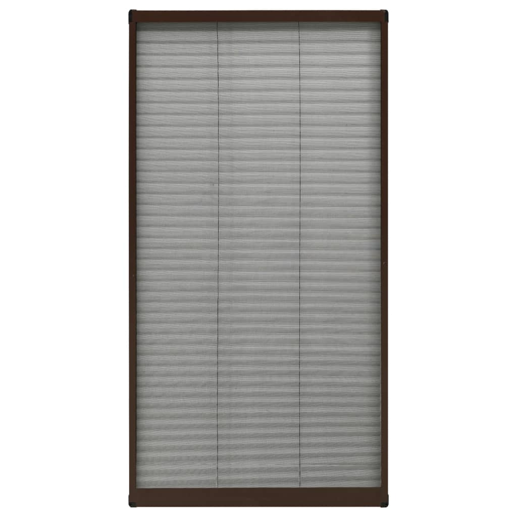 Plisse Insektenschutz-Fenster 80×160 cm