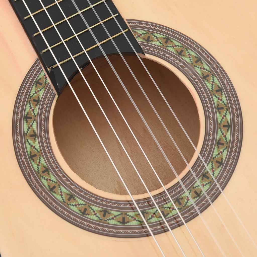 Klassische Gitarre für Anfänger 4/4 39" Lindenholz