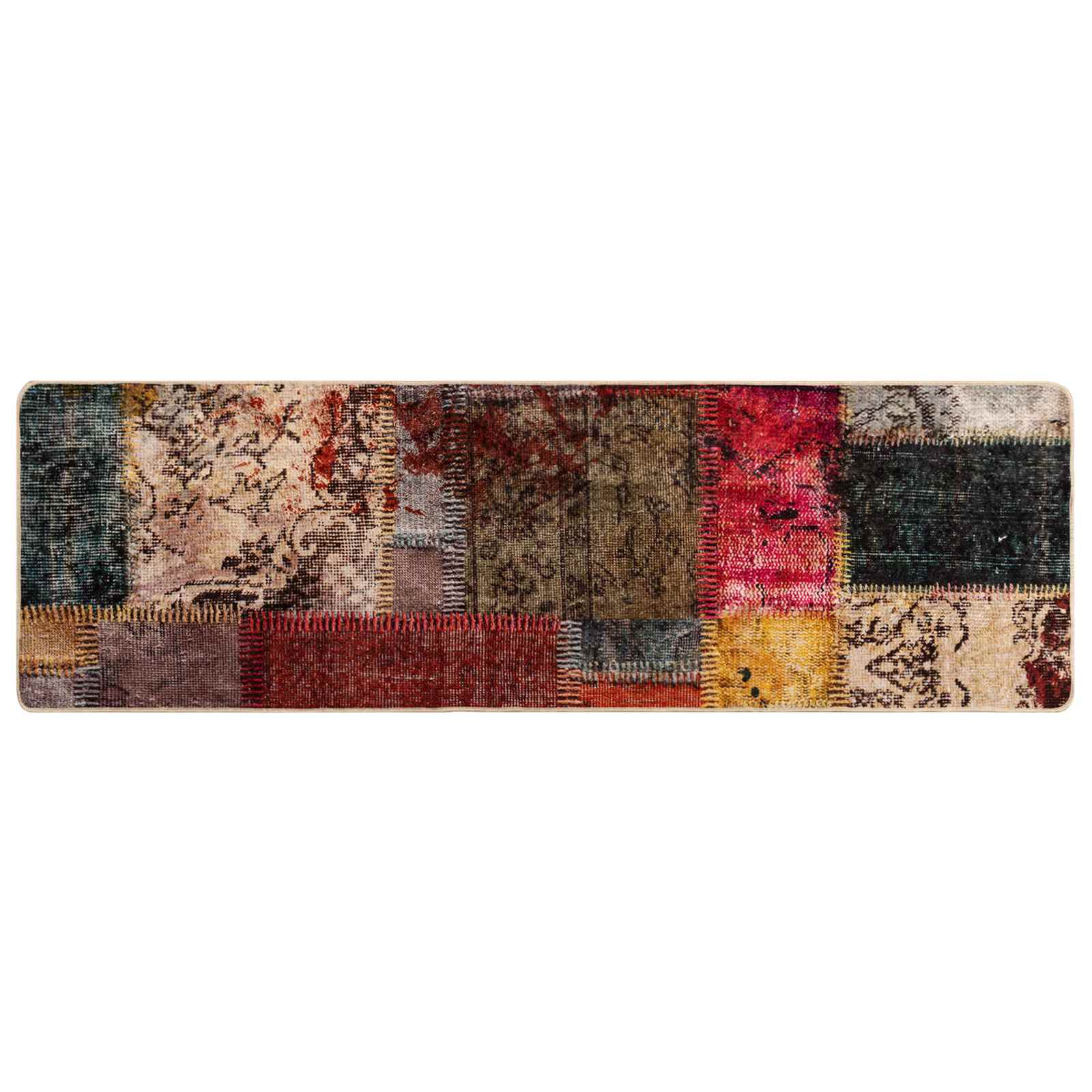 Teppich Waschbar Mehrfarbig 160x230 cm
