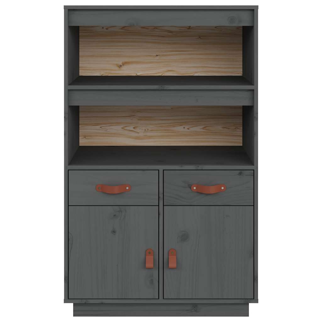 Highboard 67x40x108,5 cm Massivholz Kiefer