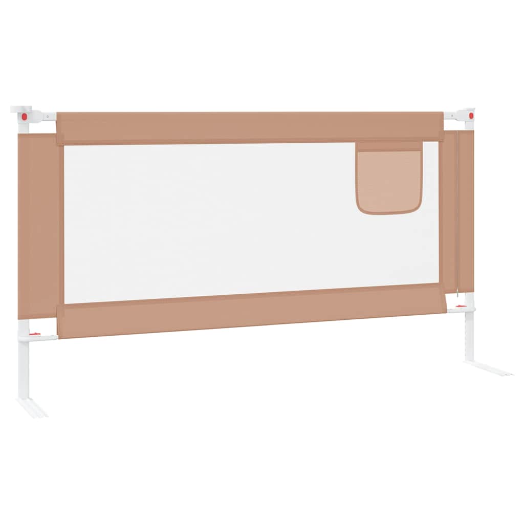 Kleinkind-Bettschutzgitter Grün 90x25 cm Stoff
