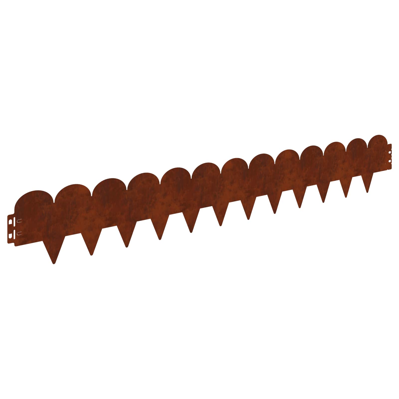 Raseneinfassung 10 pcs 103 x 15 cm Stahl Schwarz