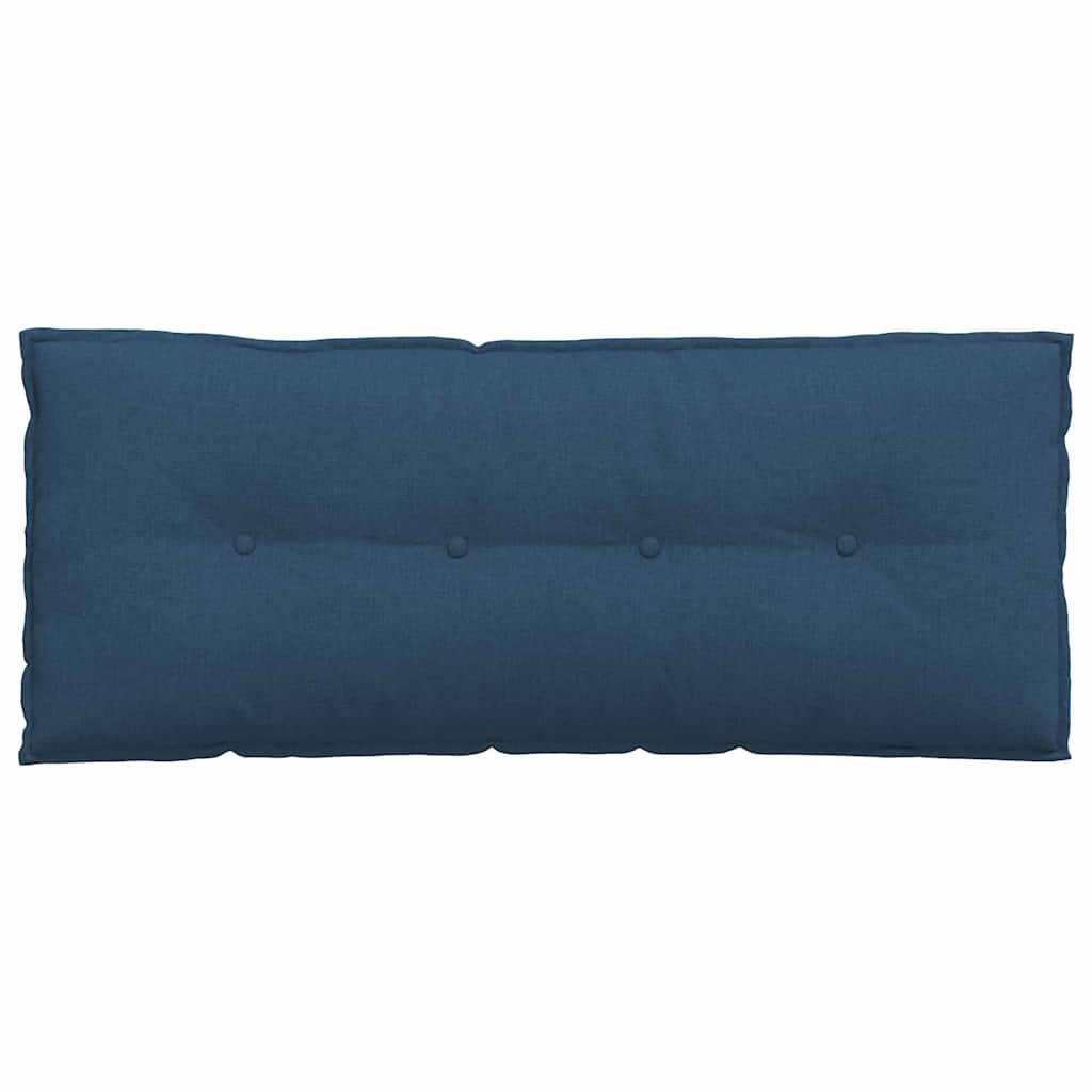 Rückenkissen Hellgrau 50 x 19 x 45 cm Stoff