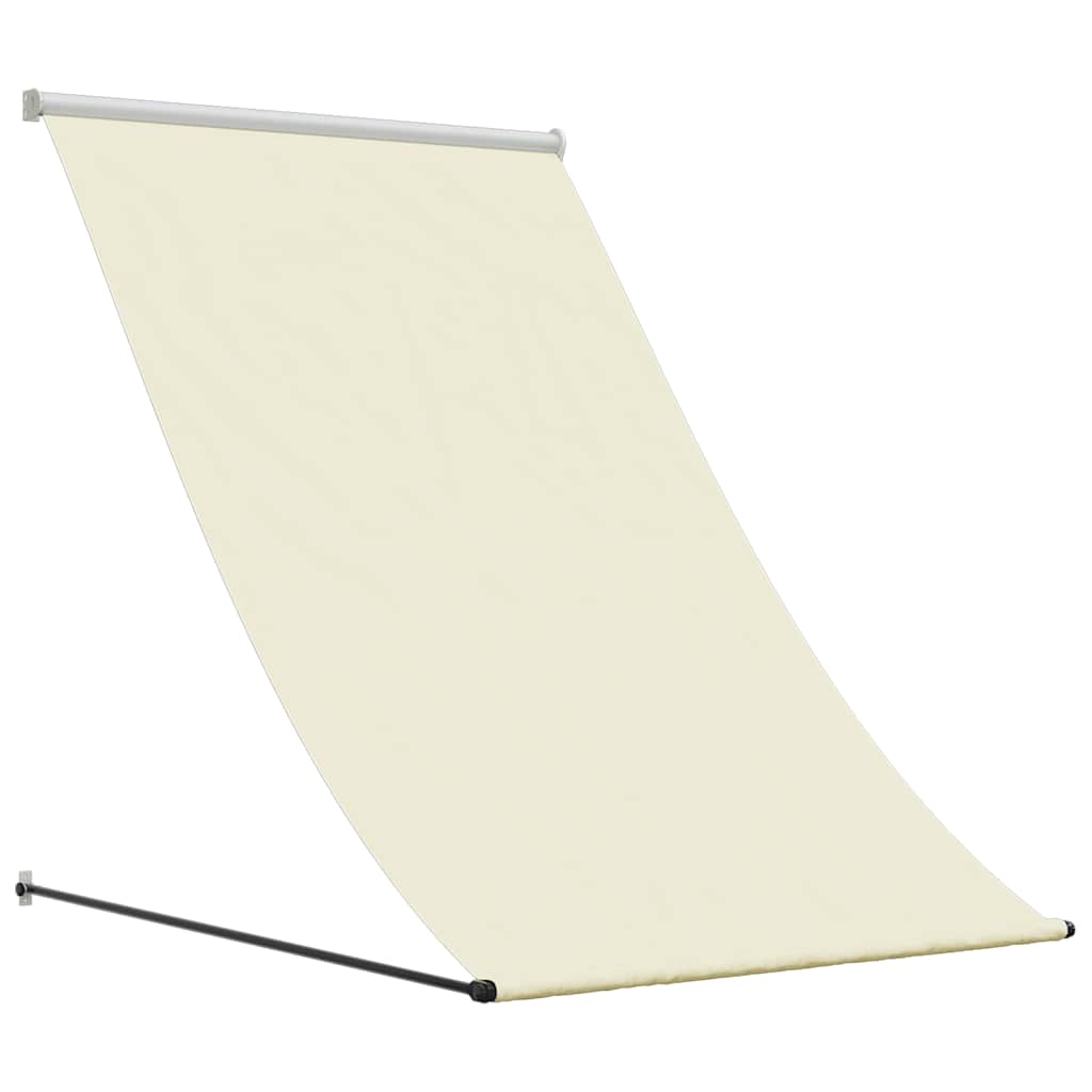 Markise Einziehbar Anthrazit 100x150 cm Stoff und Stahl