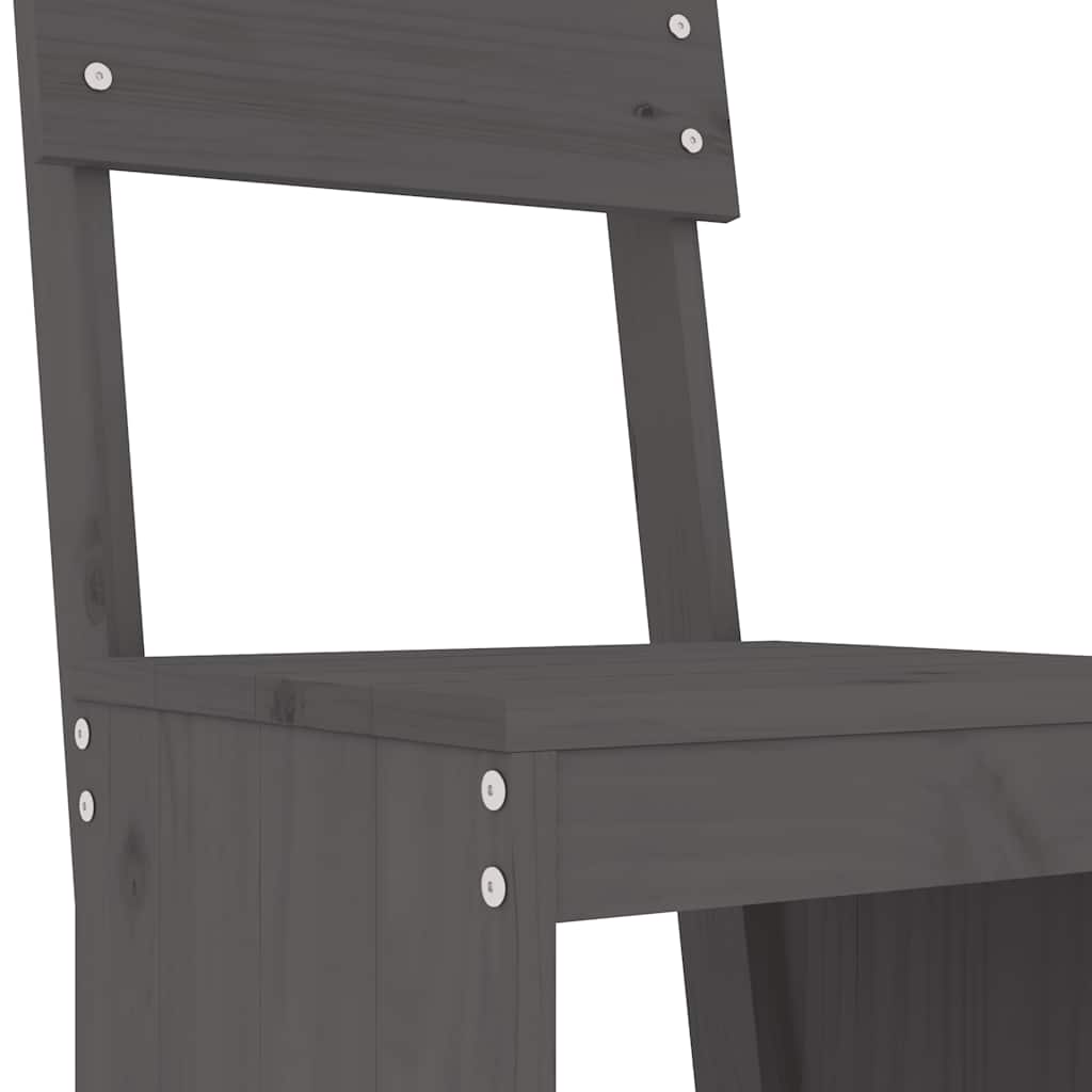 Barhocker 2 Stk. 40x42x120 cm Massivholz Kiefer