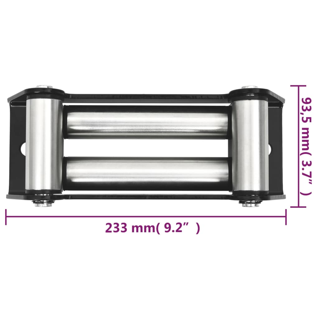 4-Wege-Rollenseilfenster Stahl 1500-3000 lbs