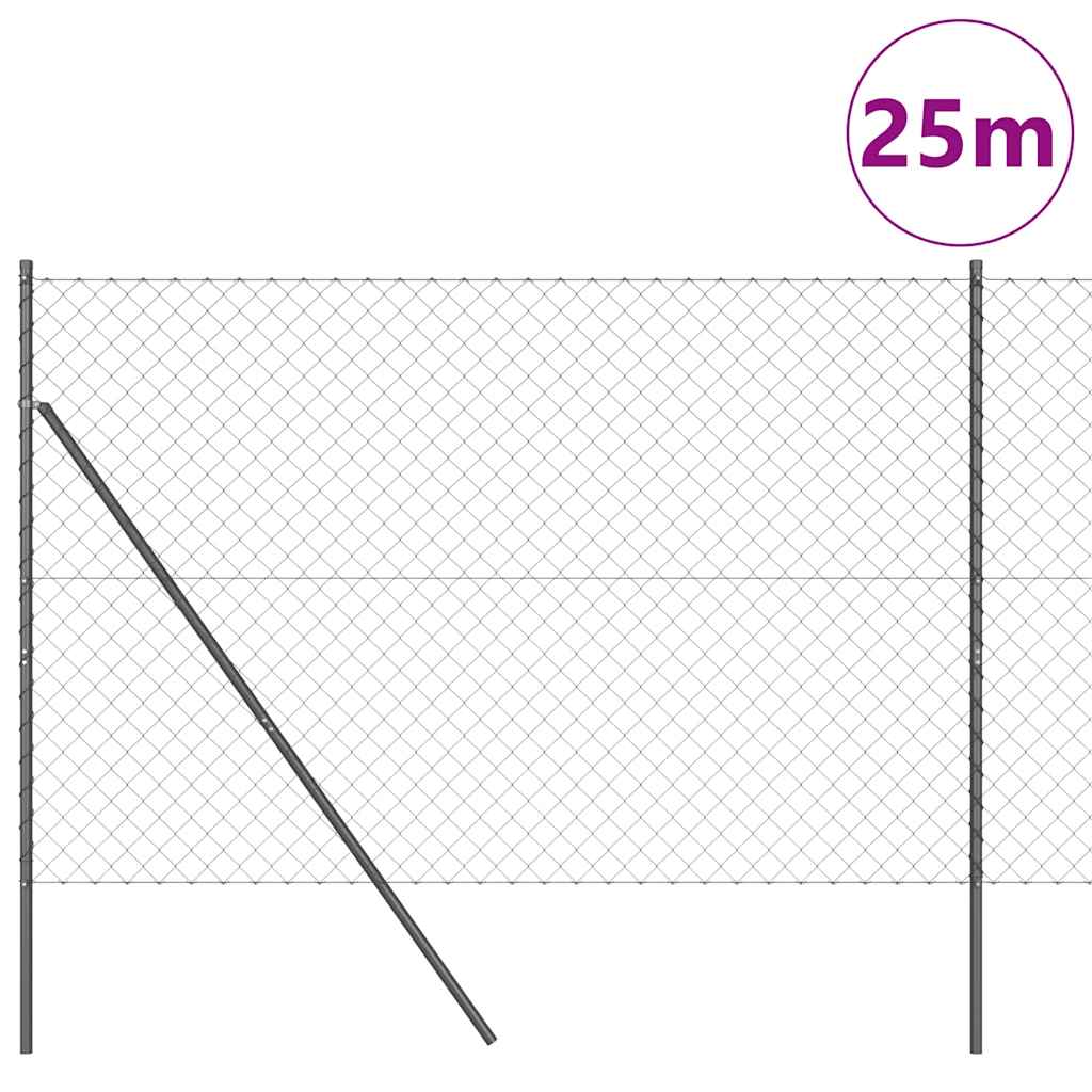 Outdoor Kettenglied-Zaun Erdfixierung 10 x 0,4 m Grün Netz