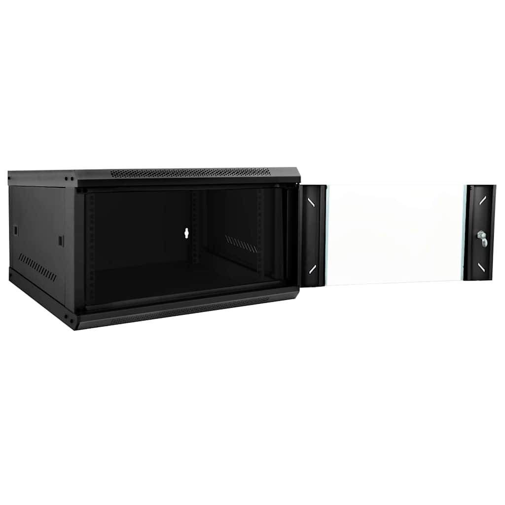 Netzwerkschrank mit Speicher Grau 60 x 45 x 28 cm Stahl