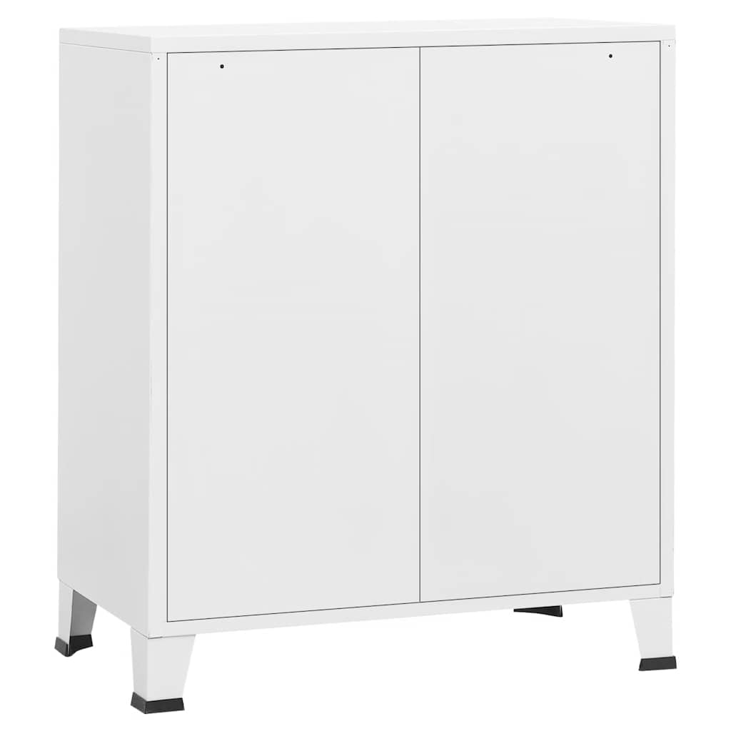 Schubladenschrank Metall Industrie-Stil 78 x 40 x 93 cm Schwarz