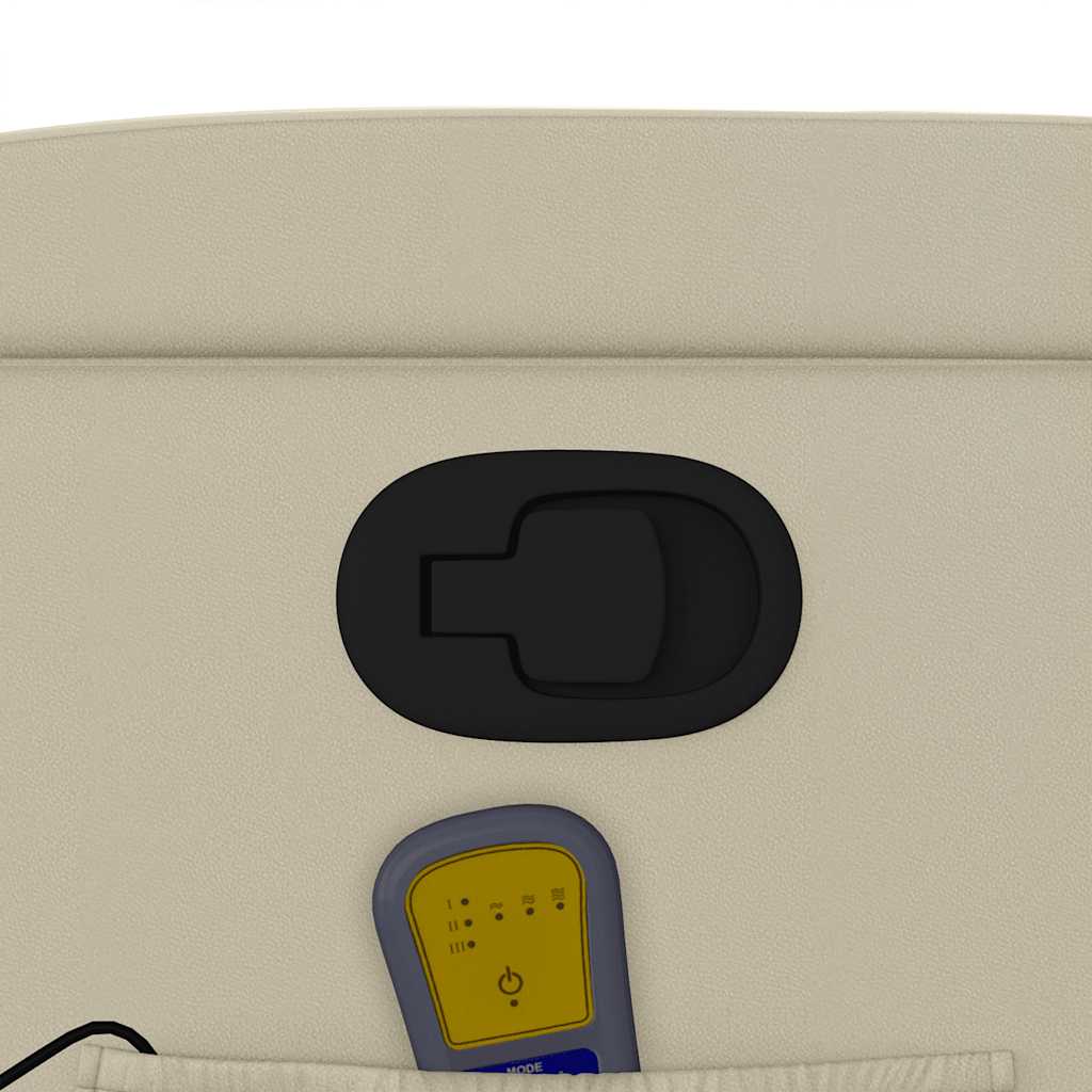 Massage-Relaxsessel, Kunstleder, Schwarz