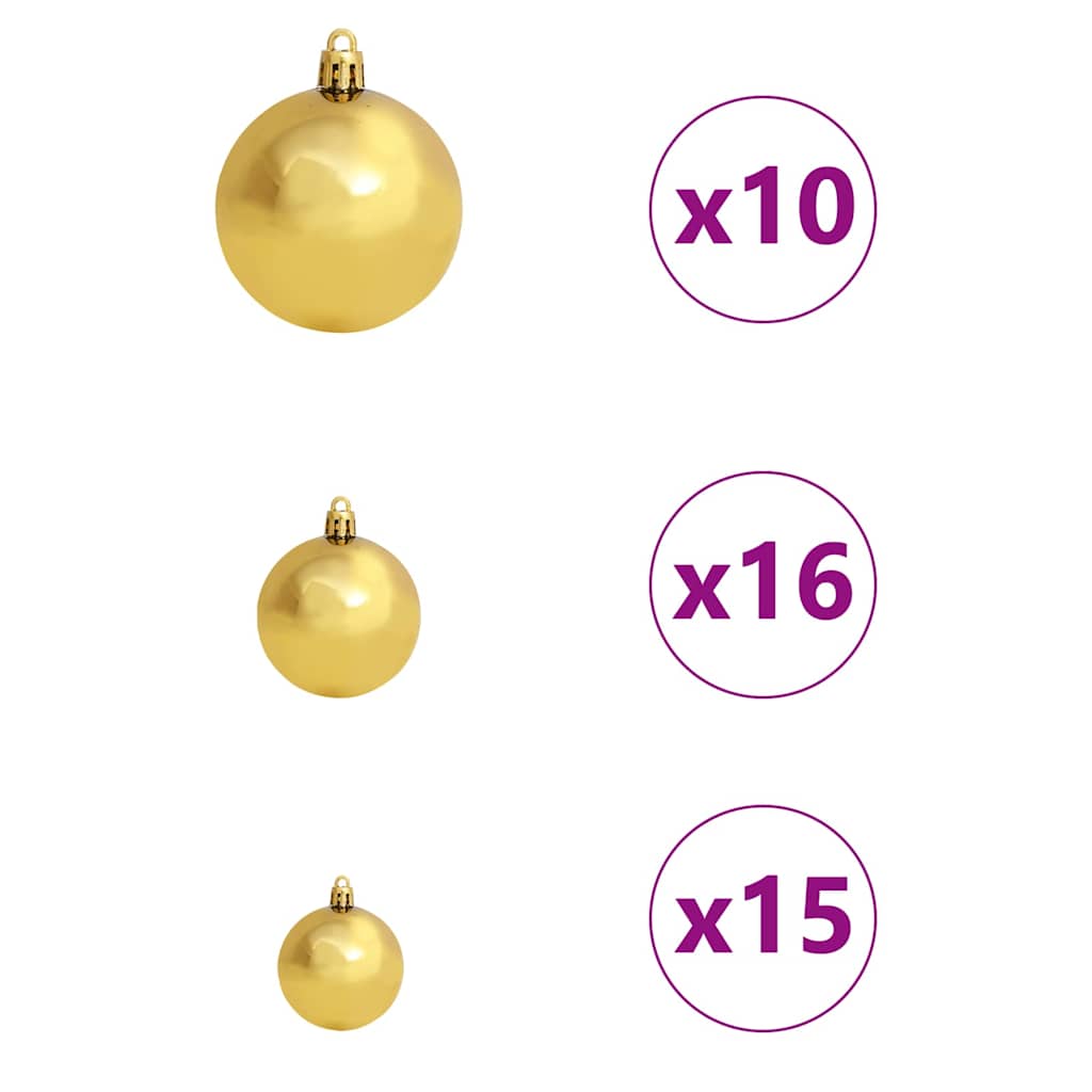 Künstlicher Weihnachtsbaum mit 150 LEDs mit Ständer Weiß 120 cm