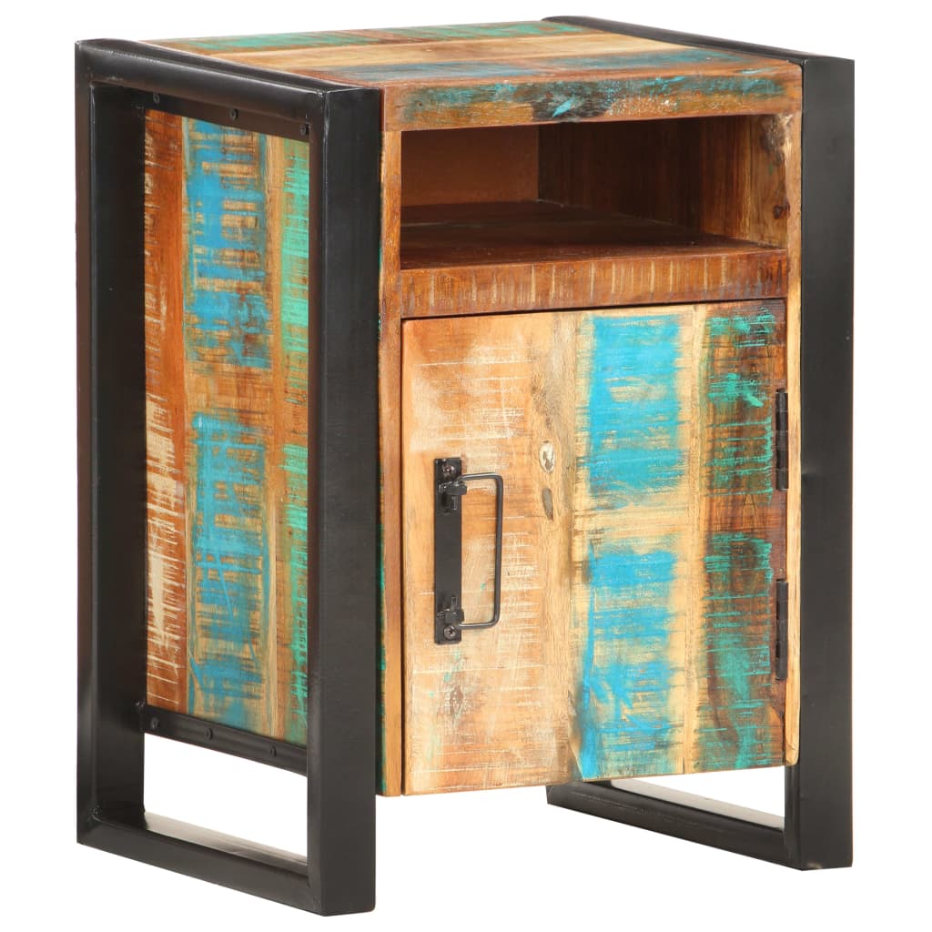 Nachttisch 40x35x55 cm Massivholz Mango