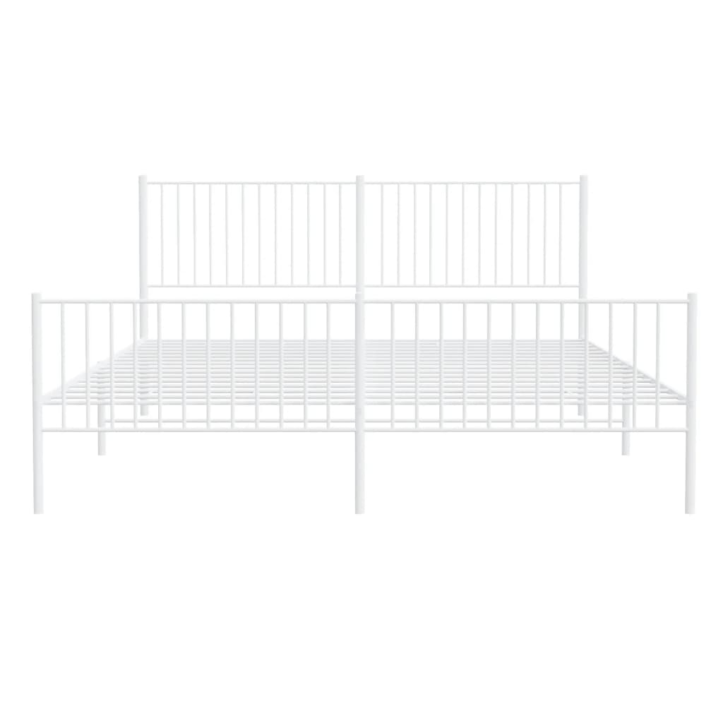 Bettgestell Metall Schwarz 75x190 cm