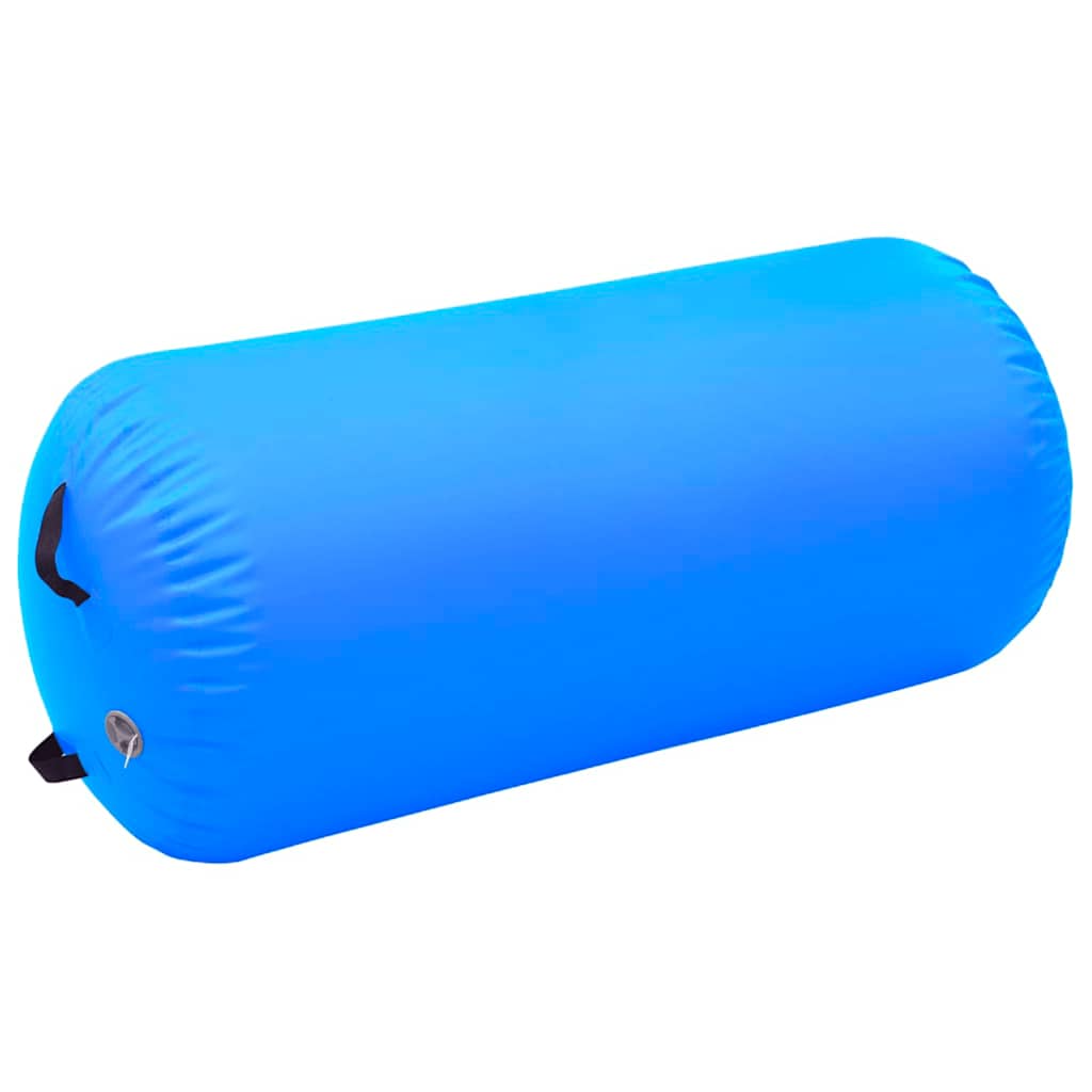 Aufblasbare Gymnastik-Rolle mit Pumpe 100x60 cm PVC Rosa