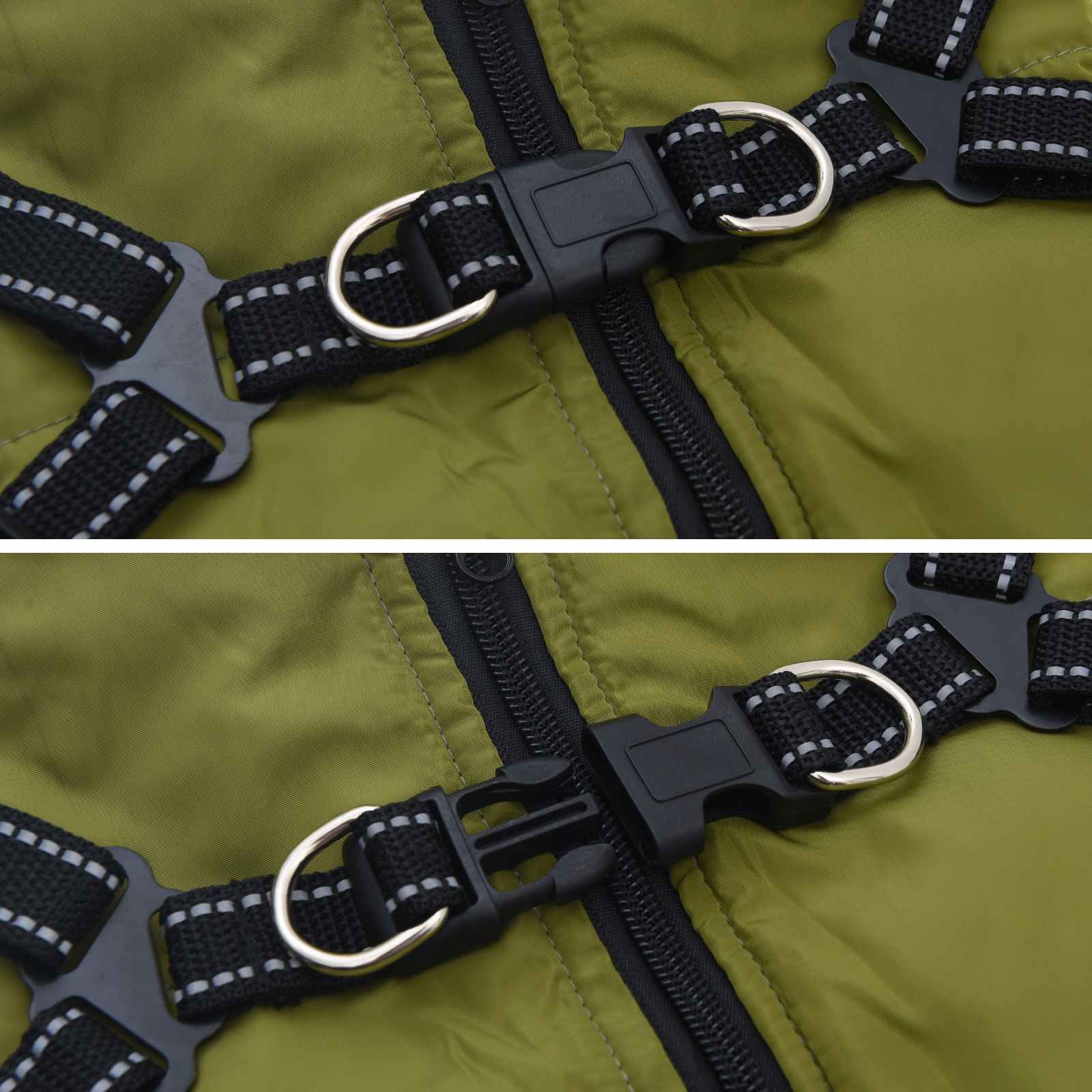 Hundemantel Rot L24 Fleece und Polyester