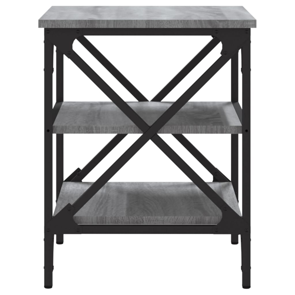 Beistelltisch Schwarz 40x42x50 cm Holzwerkstoff