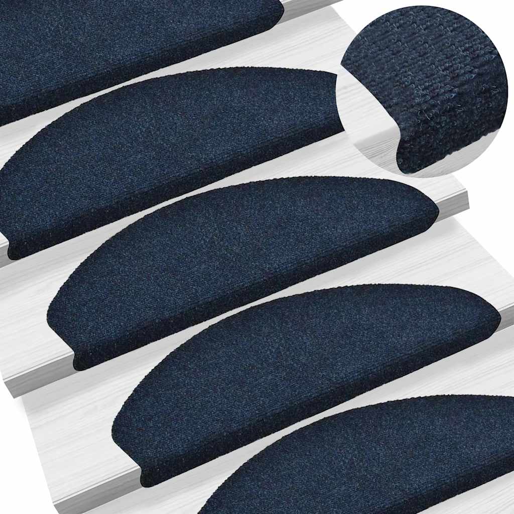 Stufenmatten Selbstklebend 15 Stk. 56x17x3 cm Hellbraun Halbrund
