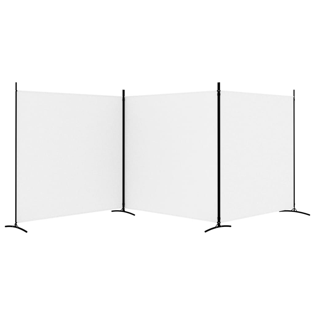 Einzel Panel Raumteiler Beige 175 x 180 cm Stoff