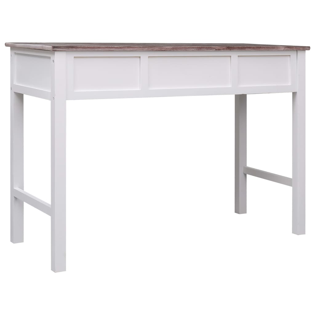 Schreibtisch Grau 110×45×76 cm Holz