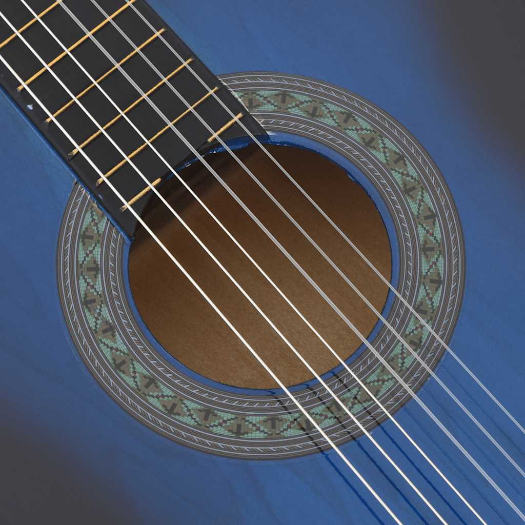 Klassische Gitarre für Anfänger 4/4 39" Lindenholz