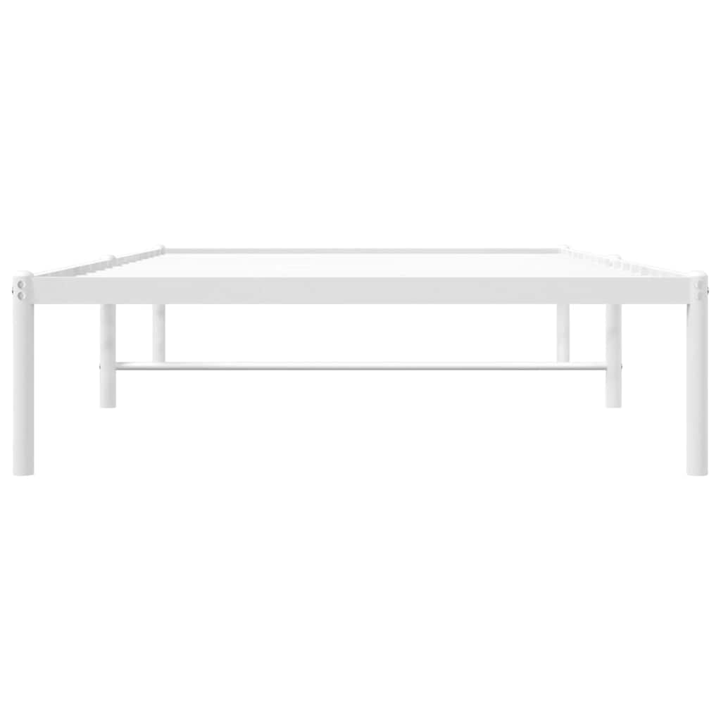 Bettgestell Metall Schwarz 75x190 cm