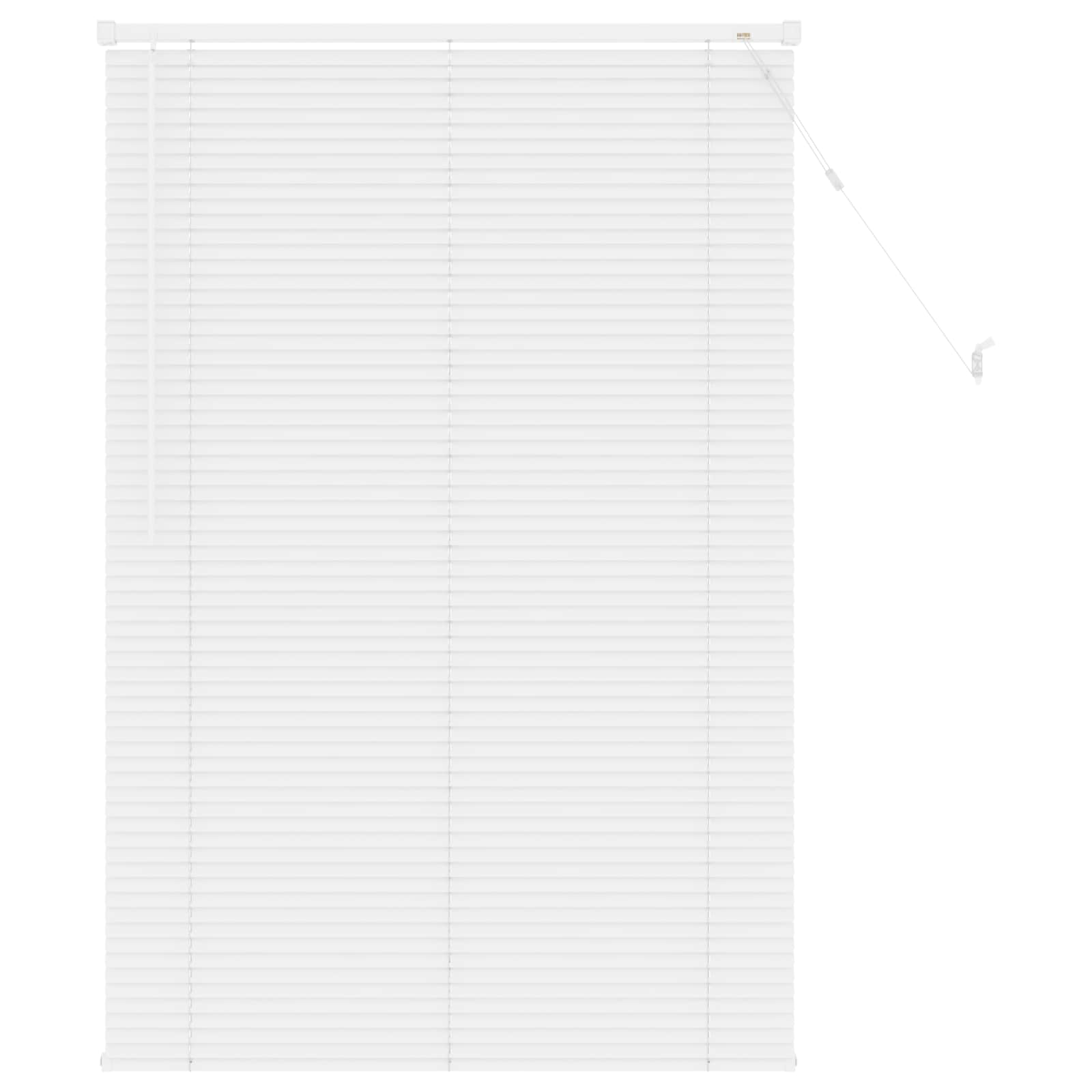 Jalousie Silber Grau 150 x 40 cm 25 mm PVC