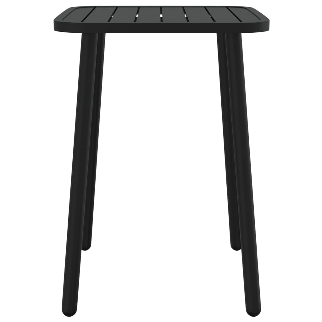 Gartentisch Anthrazit 100x100x71 cm Stahl