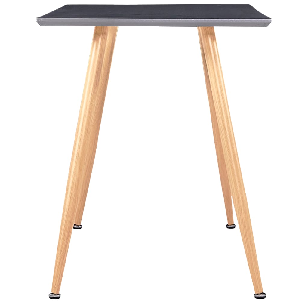 Esstisch Schwarz und Eichefarben 120×60×74 cm MDF