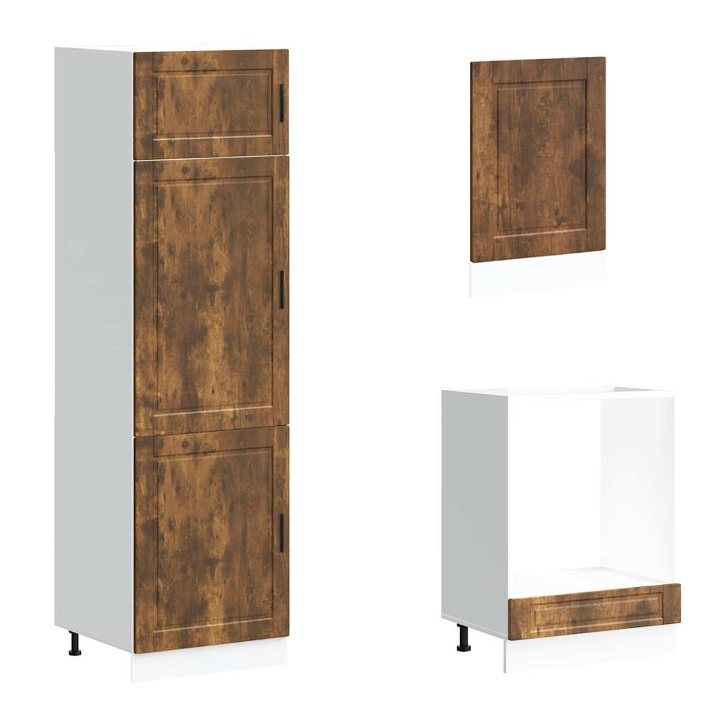 7-tlg. Küchenschrank-Set Porto Weiß Holzwerkstoff