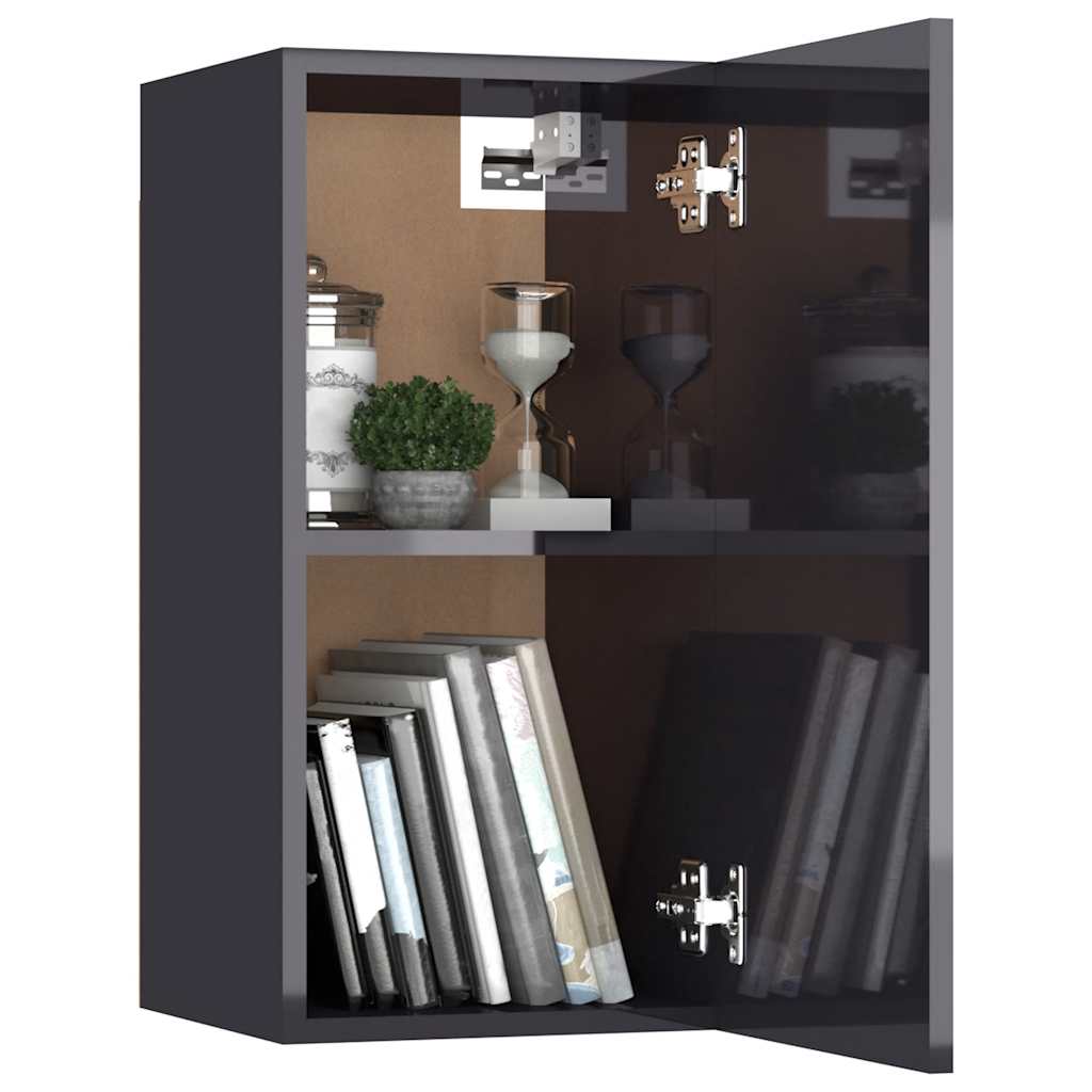 4-tlg. TV-Schrank-Set Weiß Holzwerkstoff