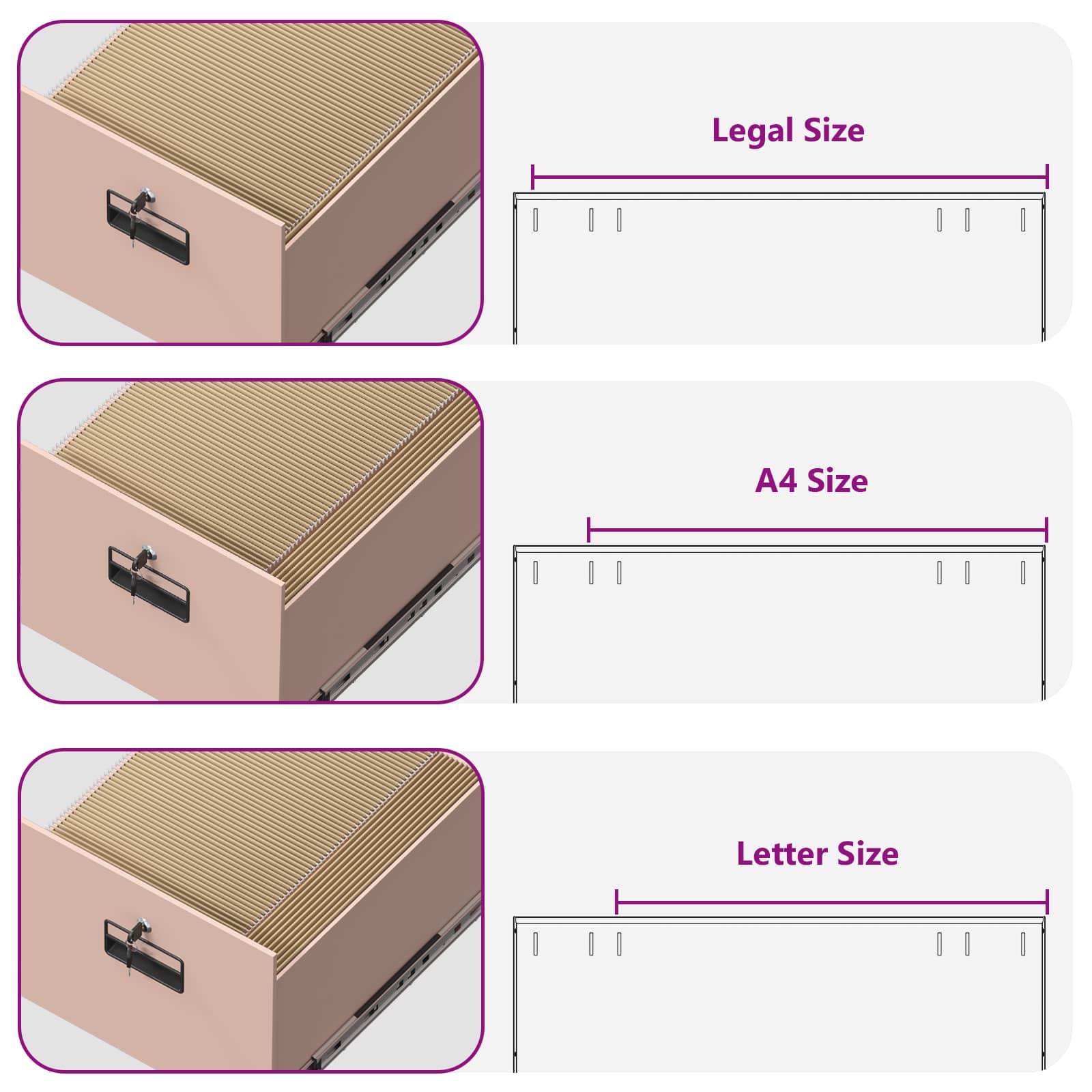Aktenschrank 2 pcs Schwarz 44 x 50 x 139 cm Kaltgewalzter Stahl