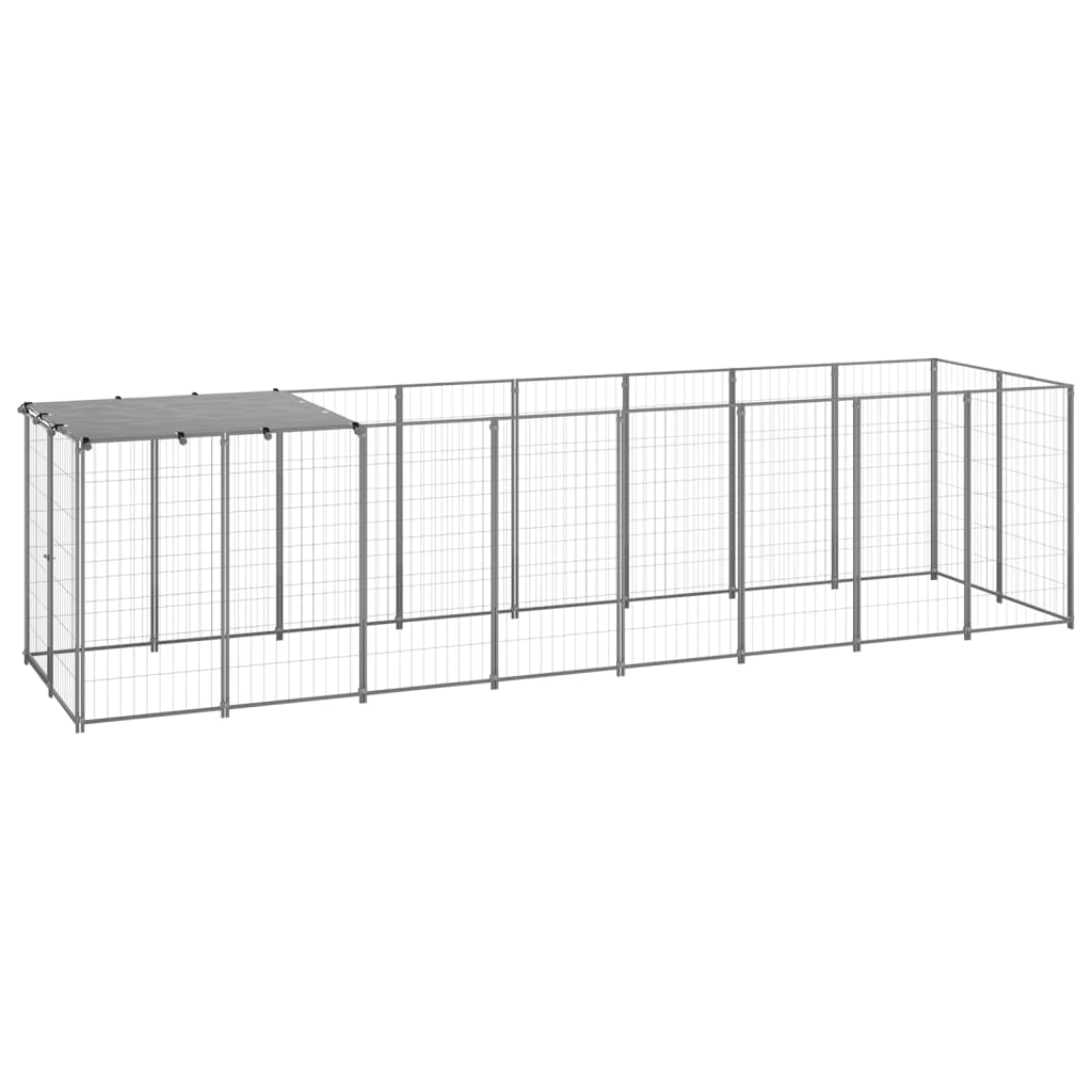 Hundezwinger 110x110x110 cm Stahl Schwarz