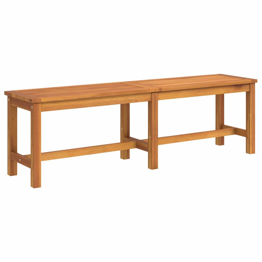 Gartenbank 110x35x45 cm Massivholz Akazie