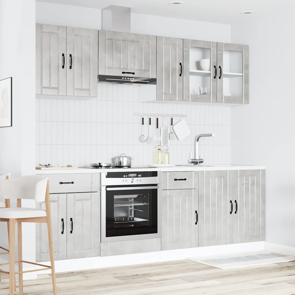 8-tlg. Küchenschrank-Set Kalmar Weiß Holzwerkstoff