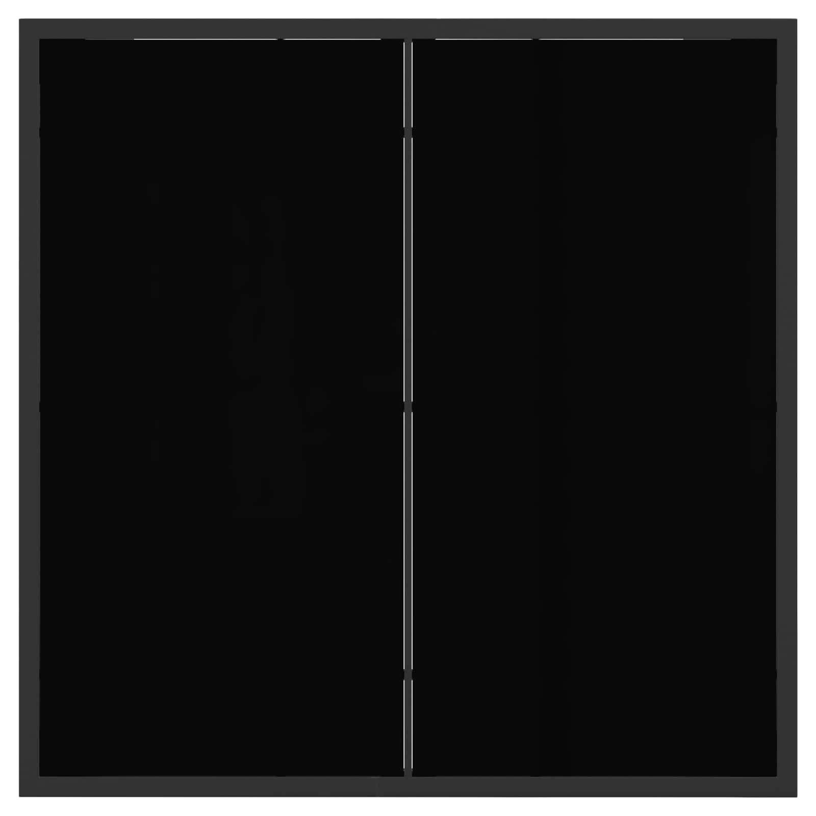 Garten Essgruppe 5 pcs Schwarz 140 x 70 x 73 cm