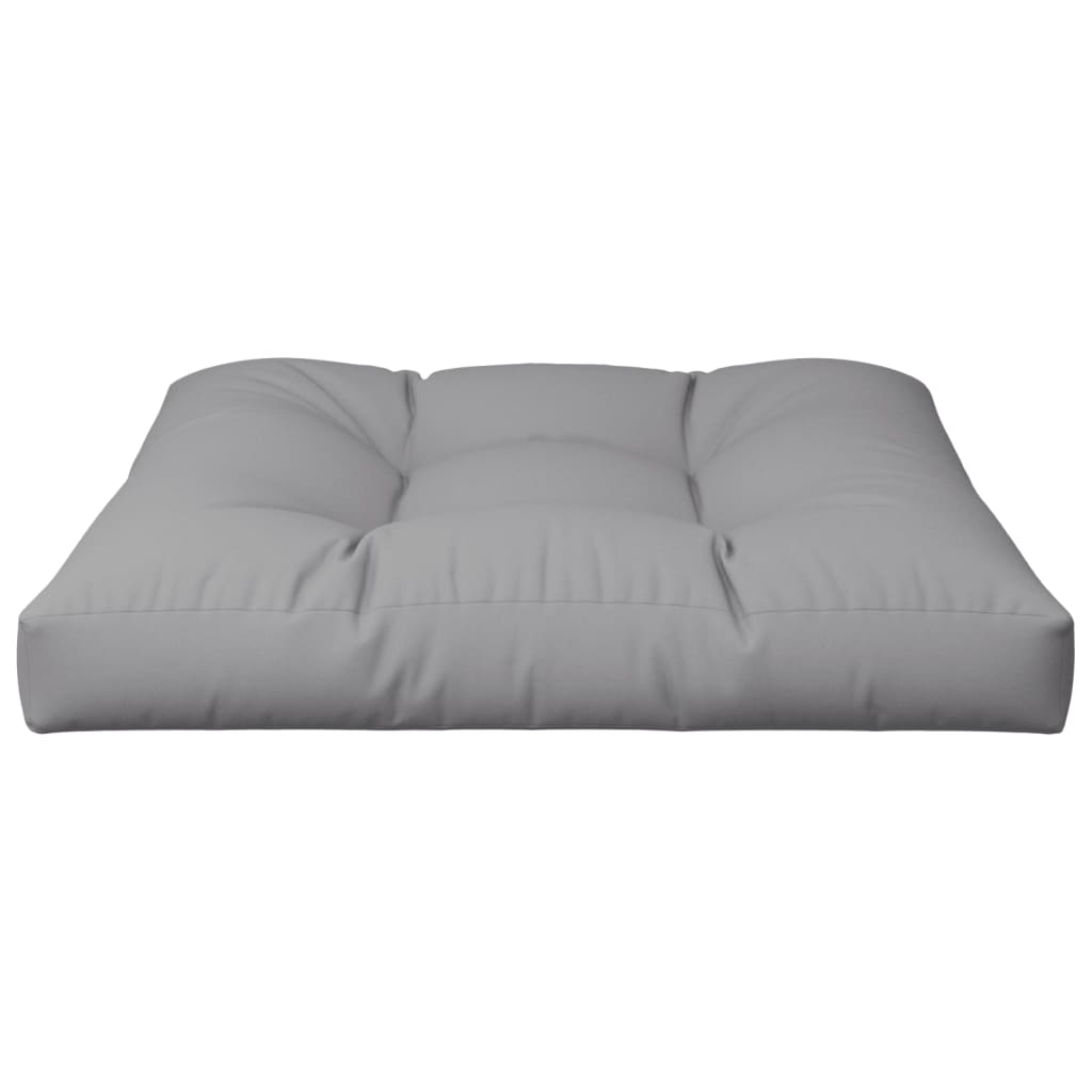 Palettenkissen Anthrazit 50x50x12 cm Stoff