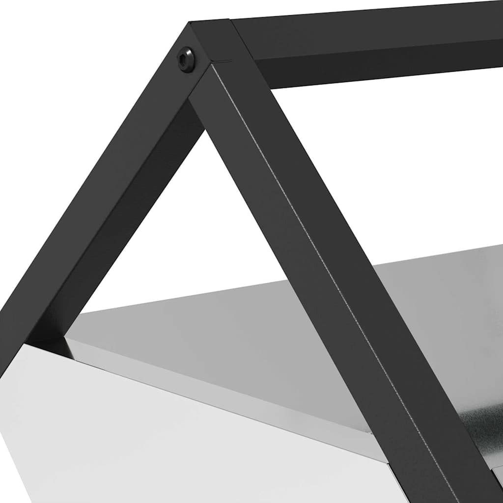 Futtertröge für Nutztiere Schwarz 111 x 76 x 38 cm
