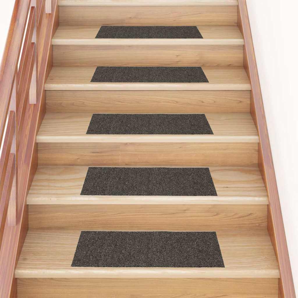 Stufenmatten Selbstklebend 15 Stk. 60x25 cm Hellbraun Rechteckig