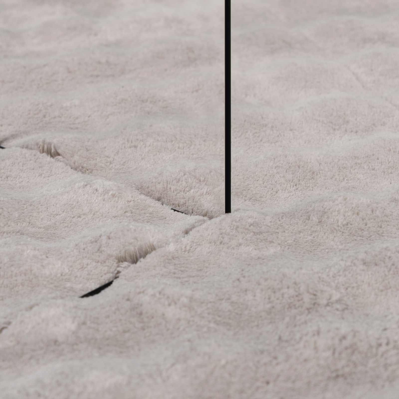 Bereichsteppiche Rechtwinklig SIROLO Creme 150 x 80 cm