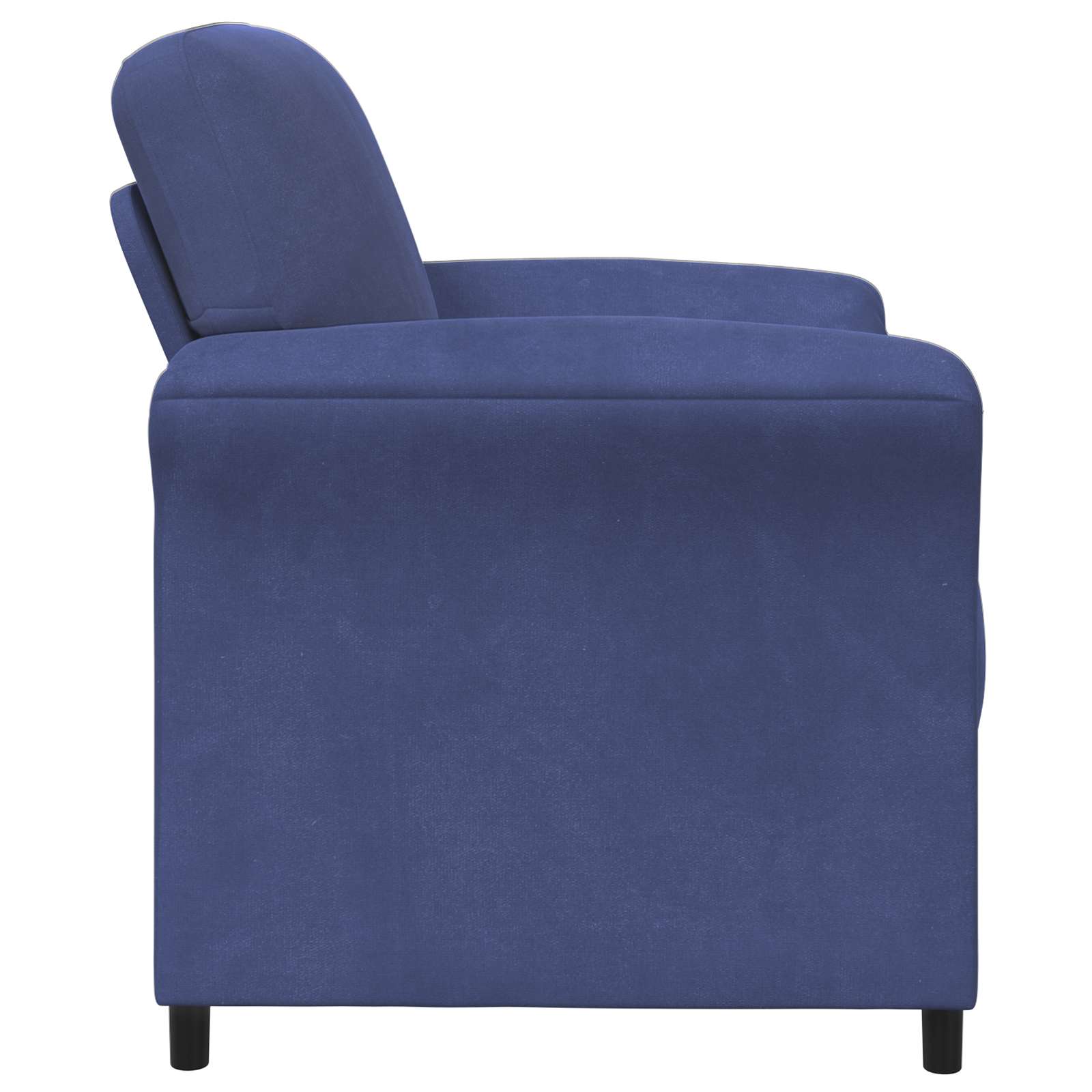 1-Sitzer Sofa Hellgrau 88 x 83 x 95 cm Samt