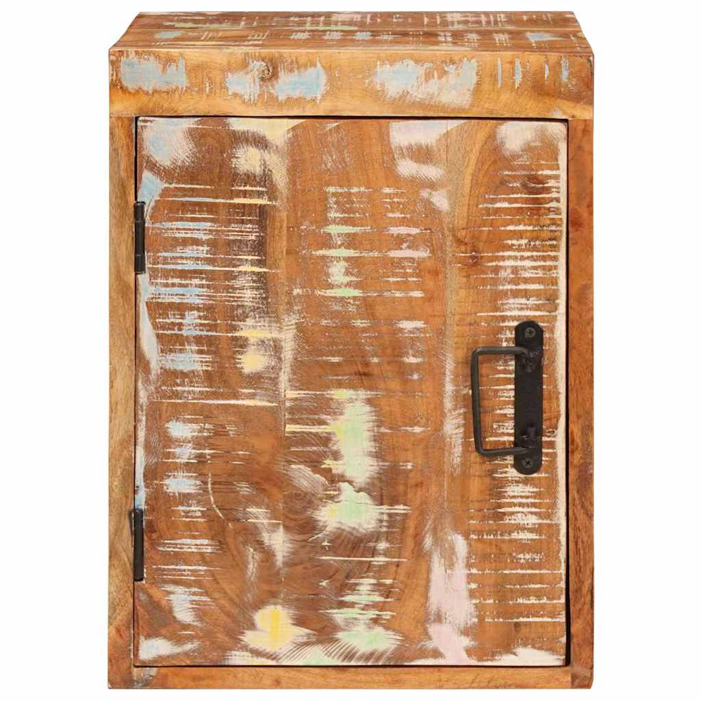 Nachttisch Braun 35 x 33 x 48 cm Massivholz Mango