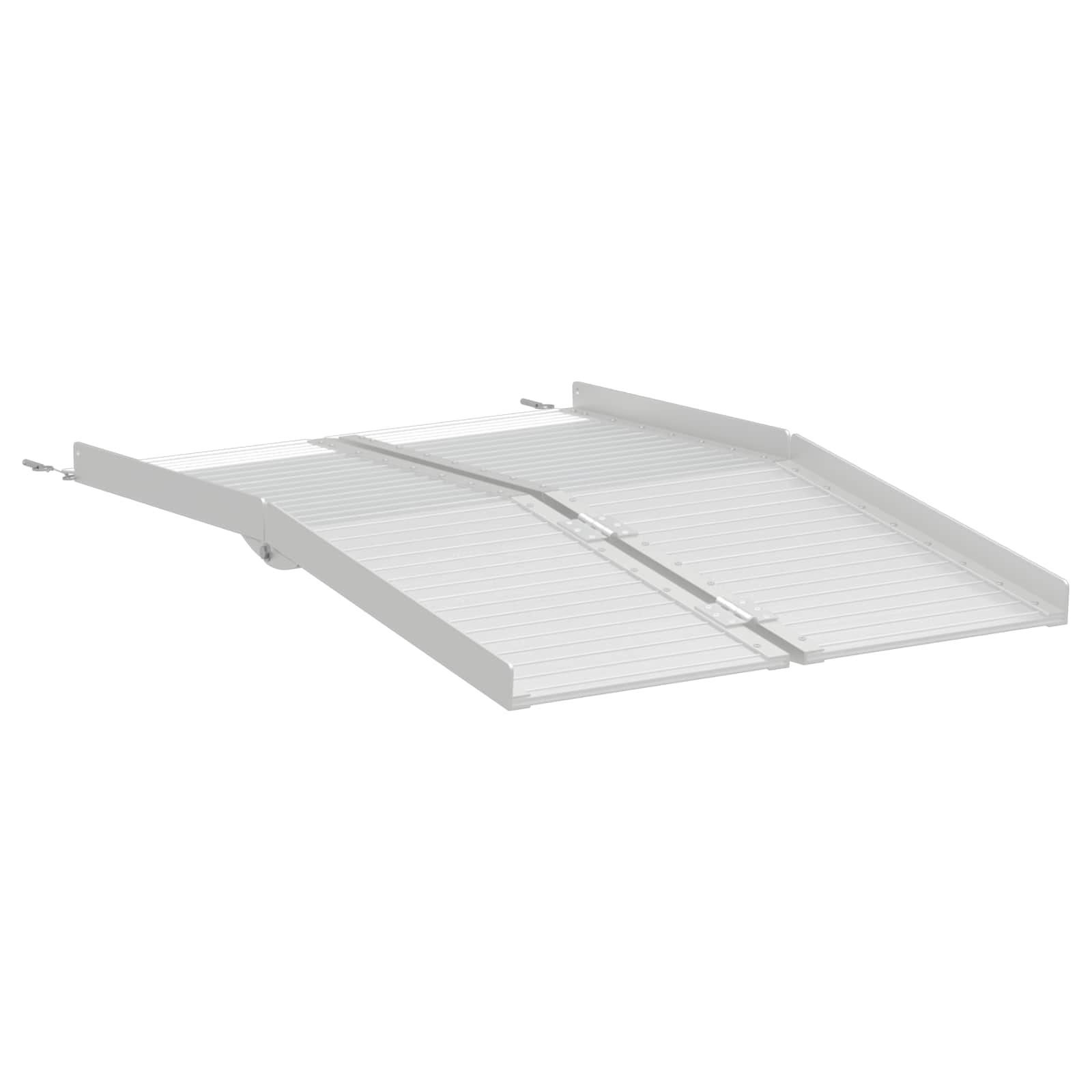 Rampe für Rollstühle 270 kg Silber 62 x 73 x 5 cm Aluminium