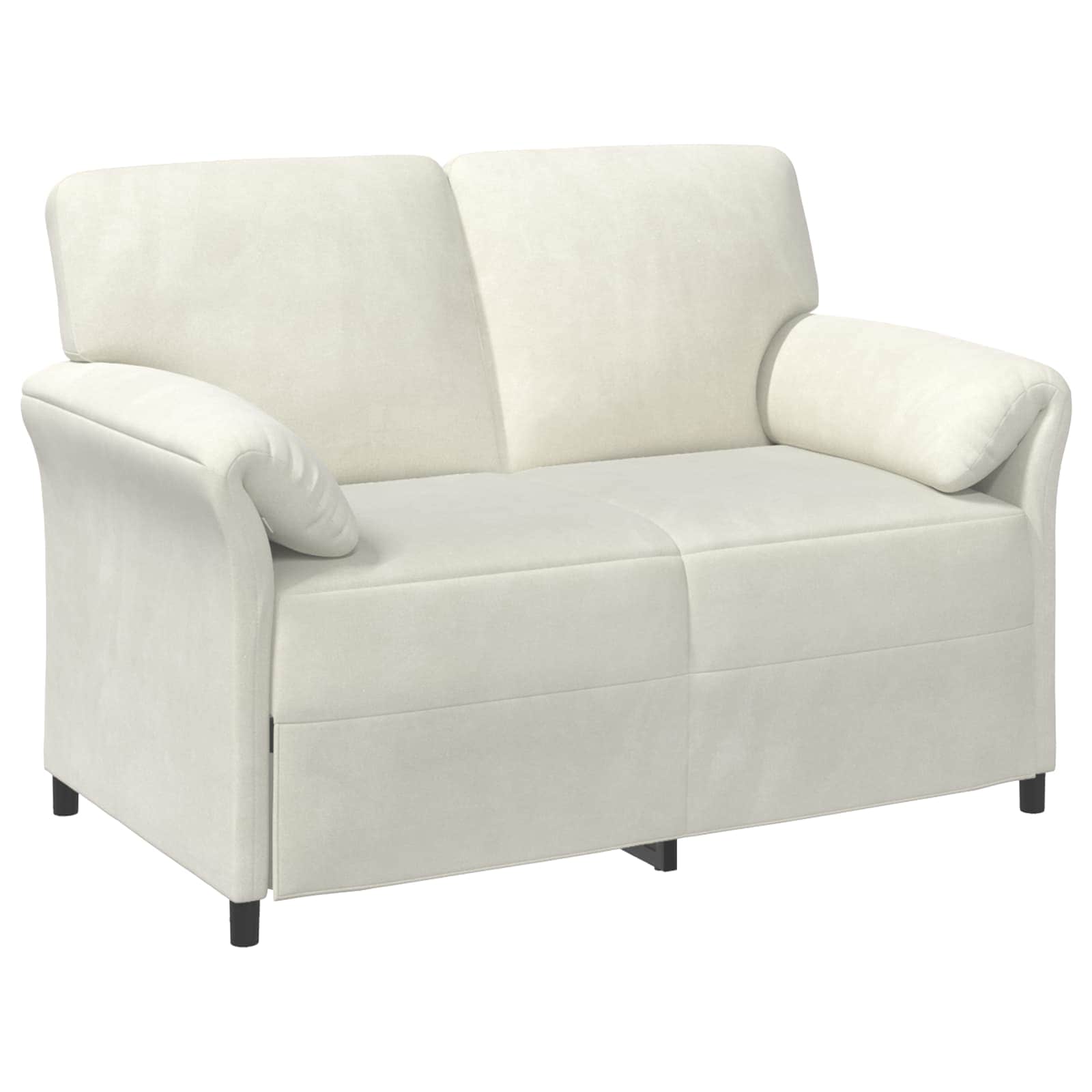 1-Sitzer Sofa Hellgrau 88 x 83 x 95 cm Samt
