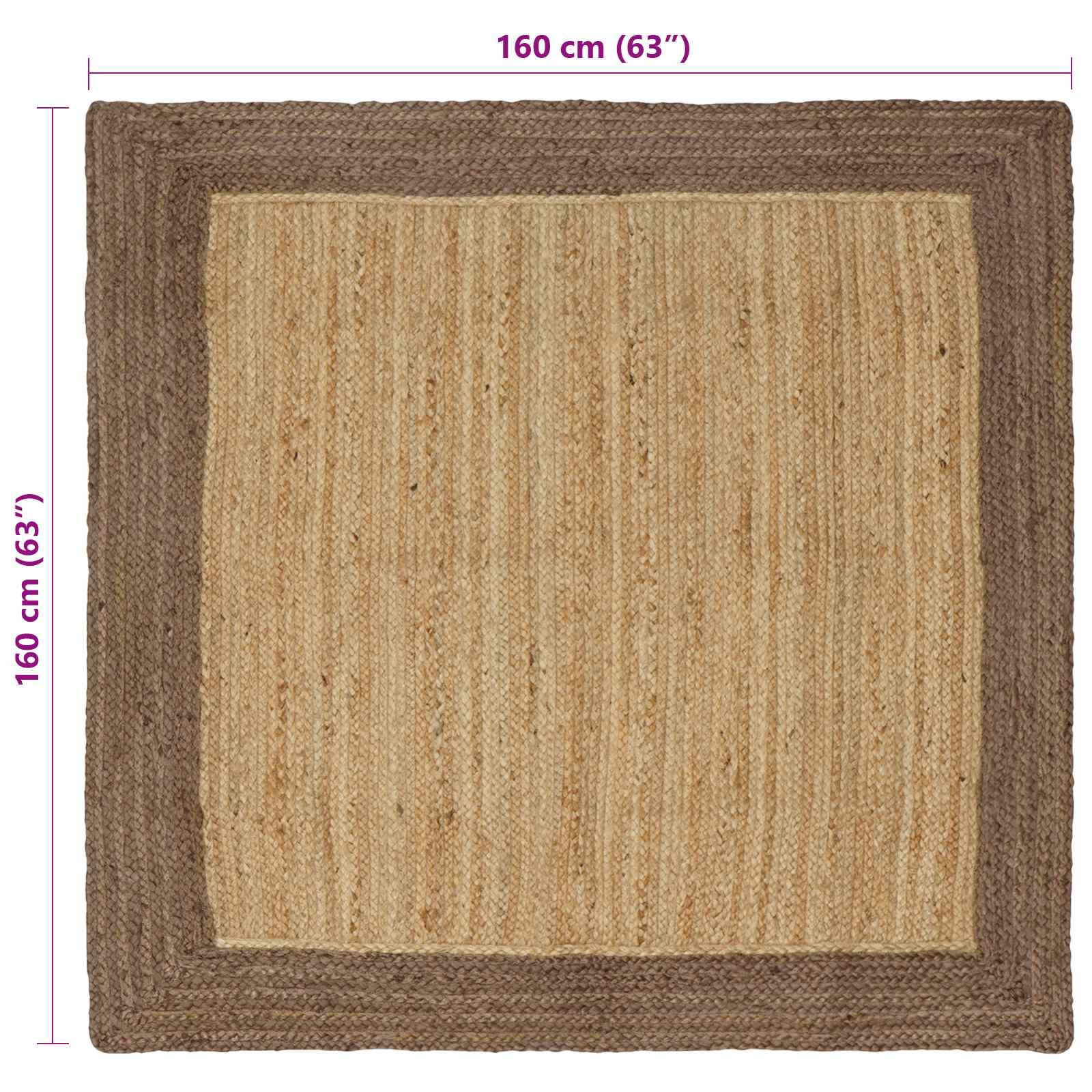 Bereichsteppiche Grau 60 x 110 cm Jute