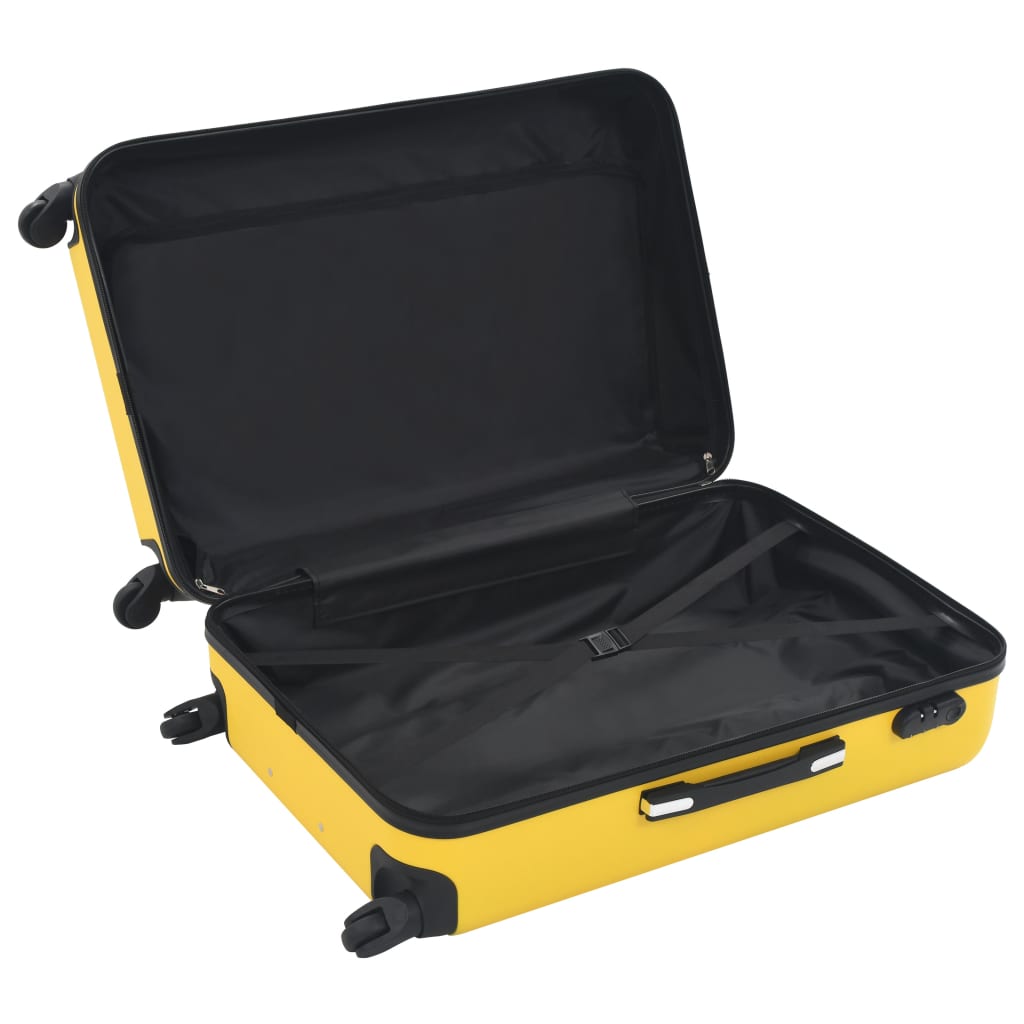 Hartschalen-Trolley-Set 3 Stk. Blau ABS