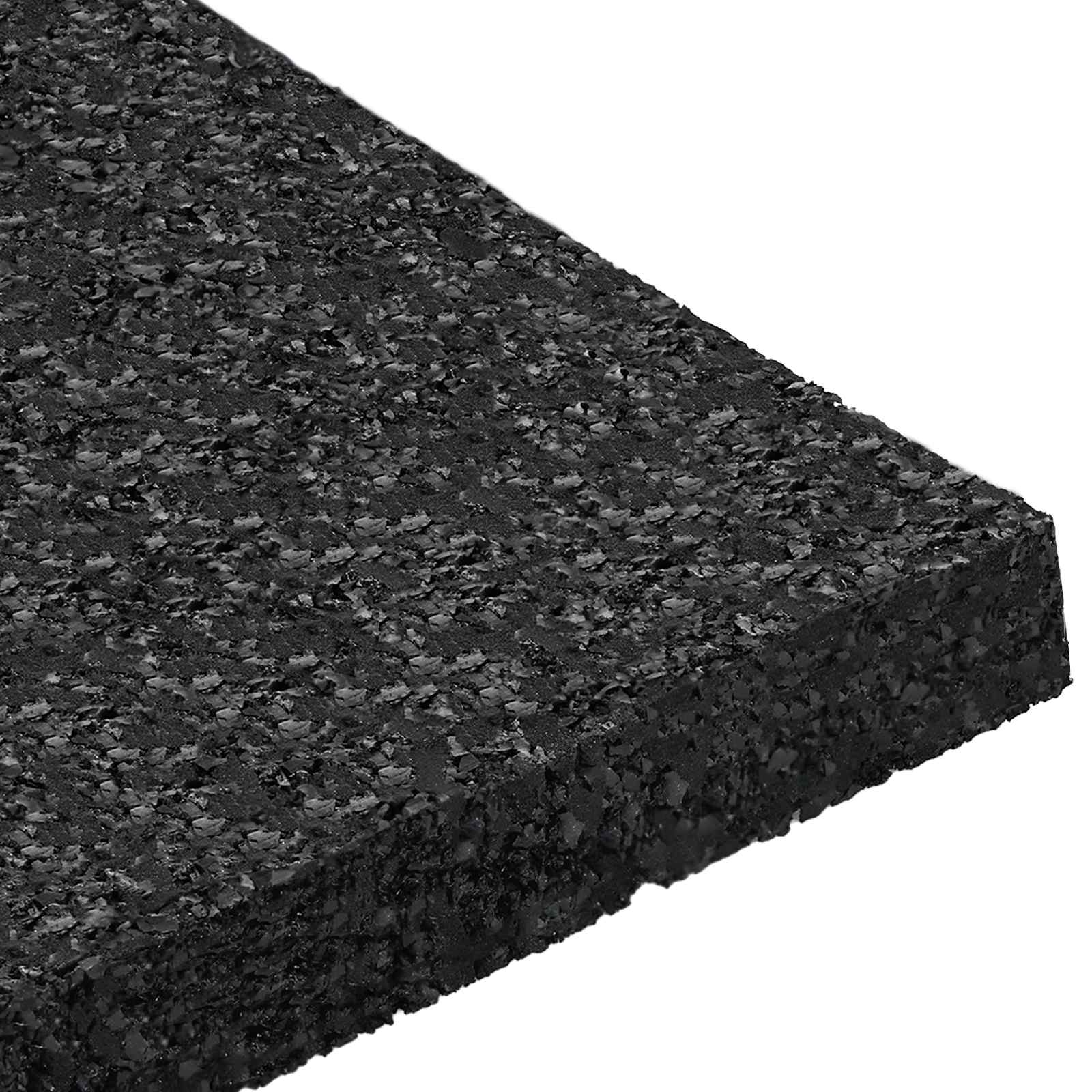 Gummigranulat-Patiopad Schwarz 6 x 9 x 0,3 cm Gummi