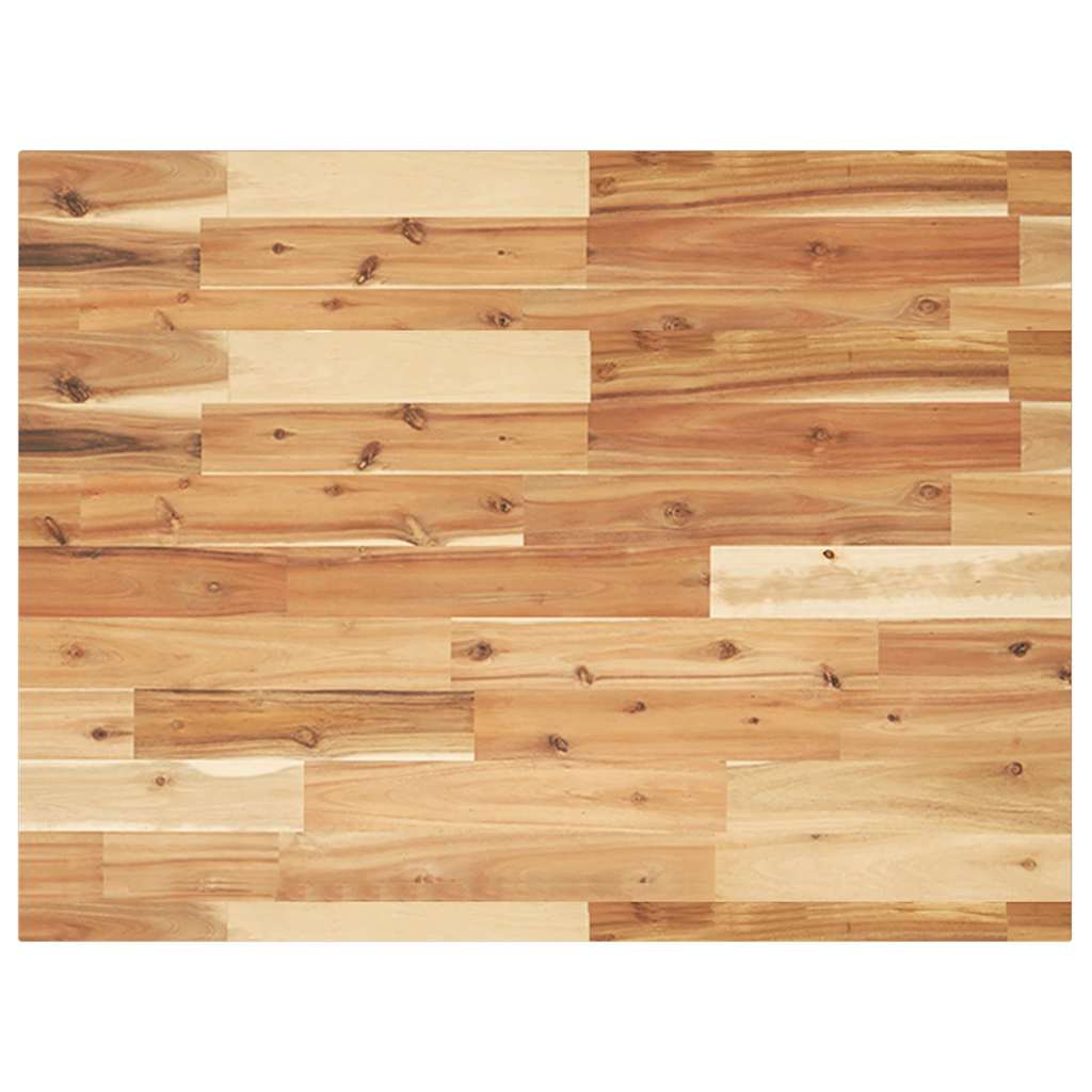 Schreibtischplatte Unbehandelt 60x50x2 cm Massivholz Akazie