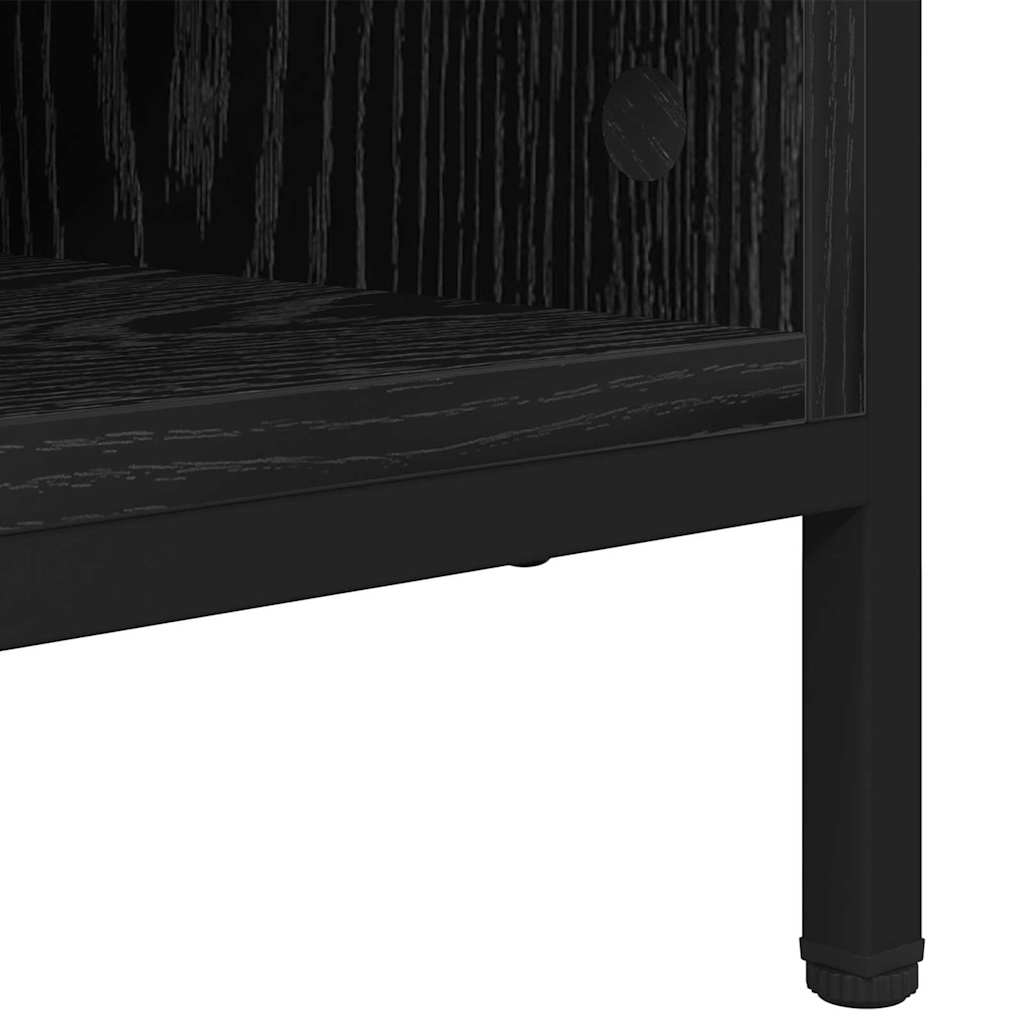 Schuhregal Schwarz 38x35x50 cm Holzwerkstoff