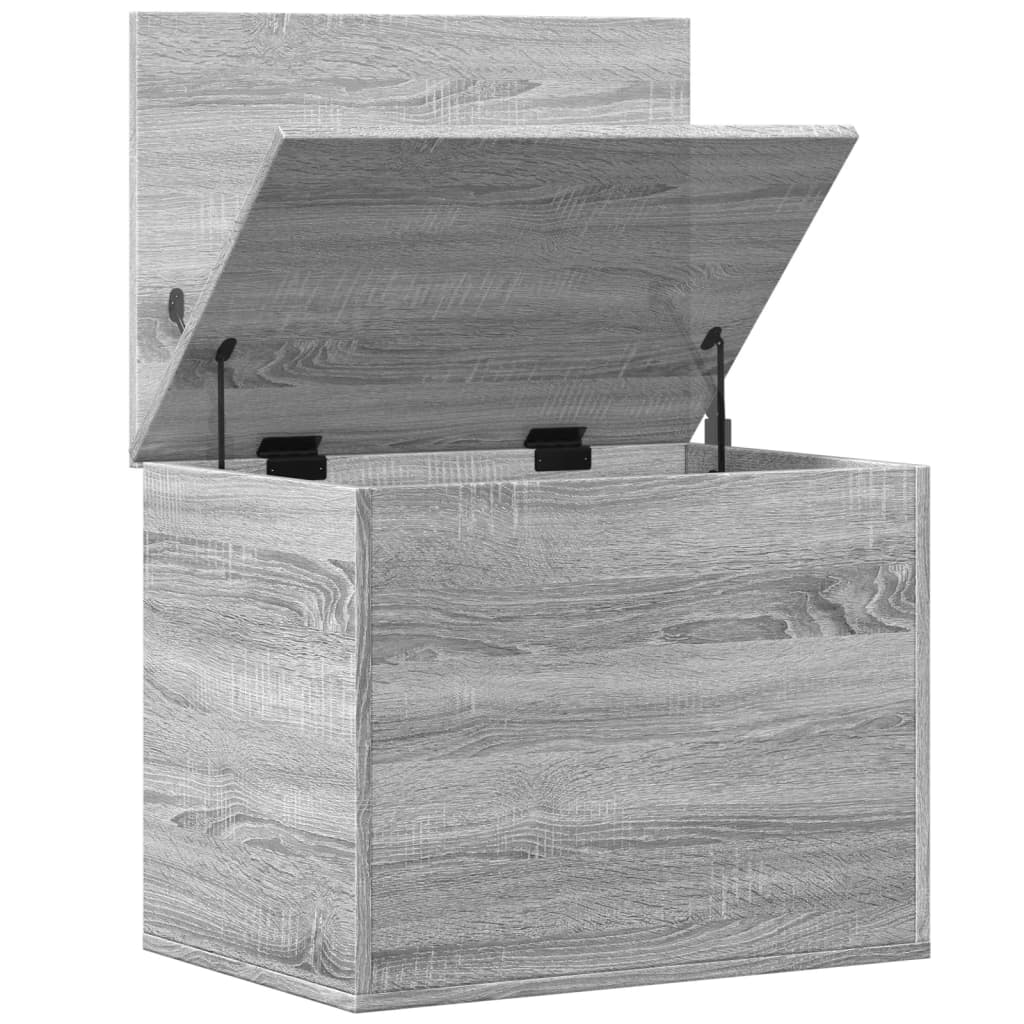 Aufbewahrungstruhe Weiß 84x42x46 cm Holzwerkstoff