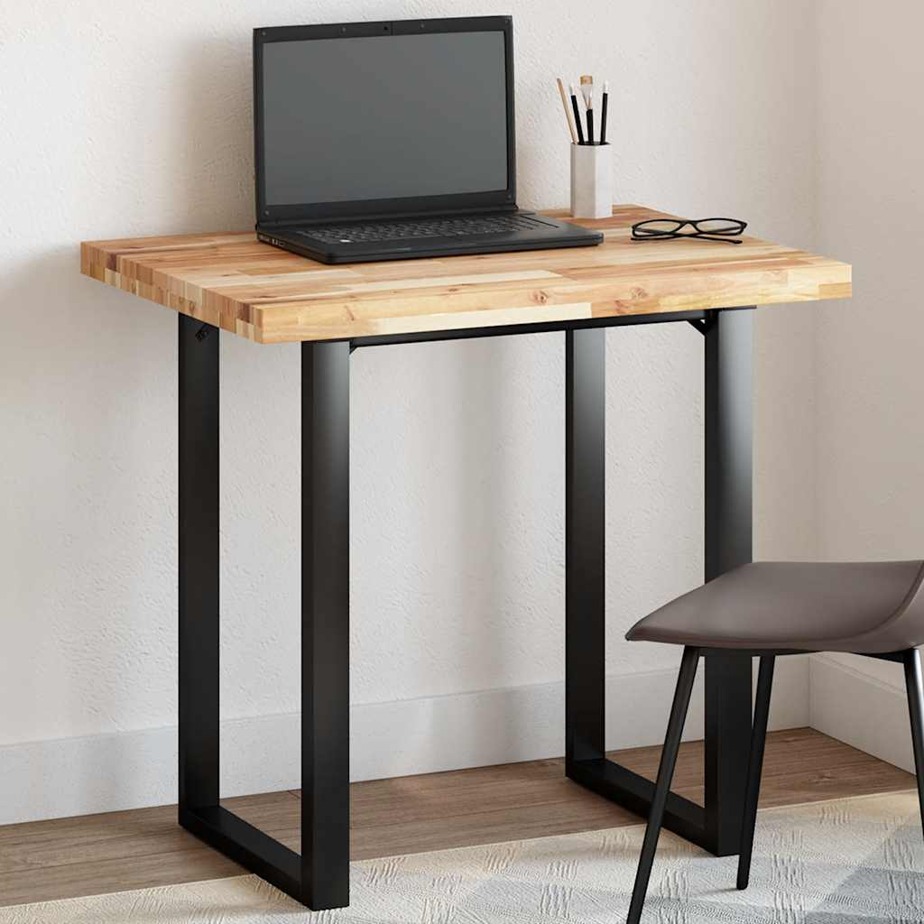 Tischplatte Rechteckig 60x50x2 cm Massivholz Akazie